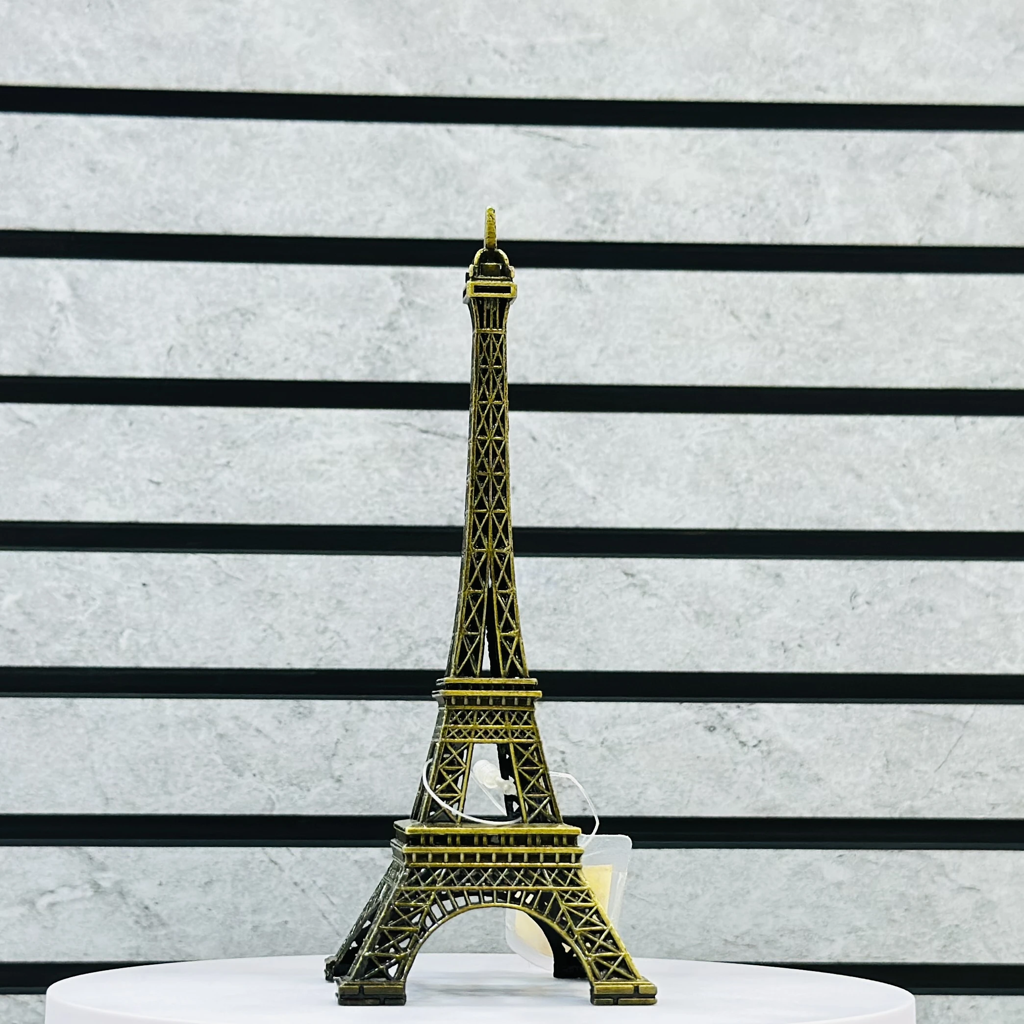 miniature replica of the Eiffel Tower