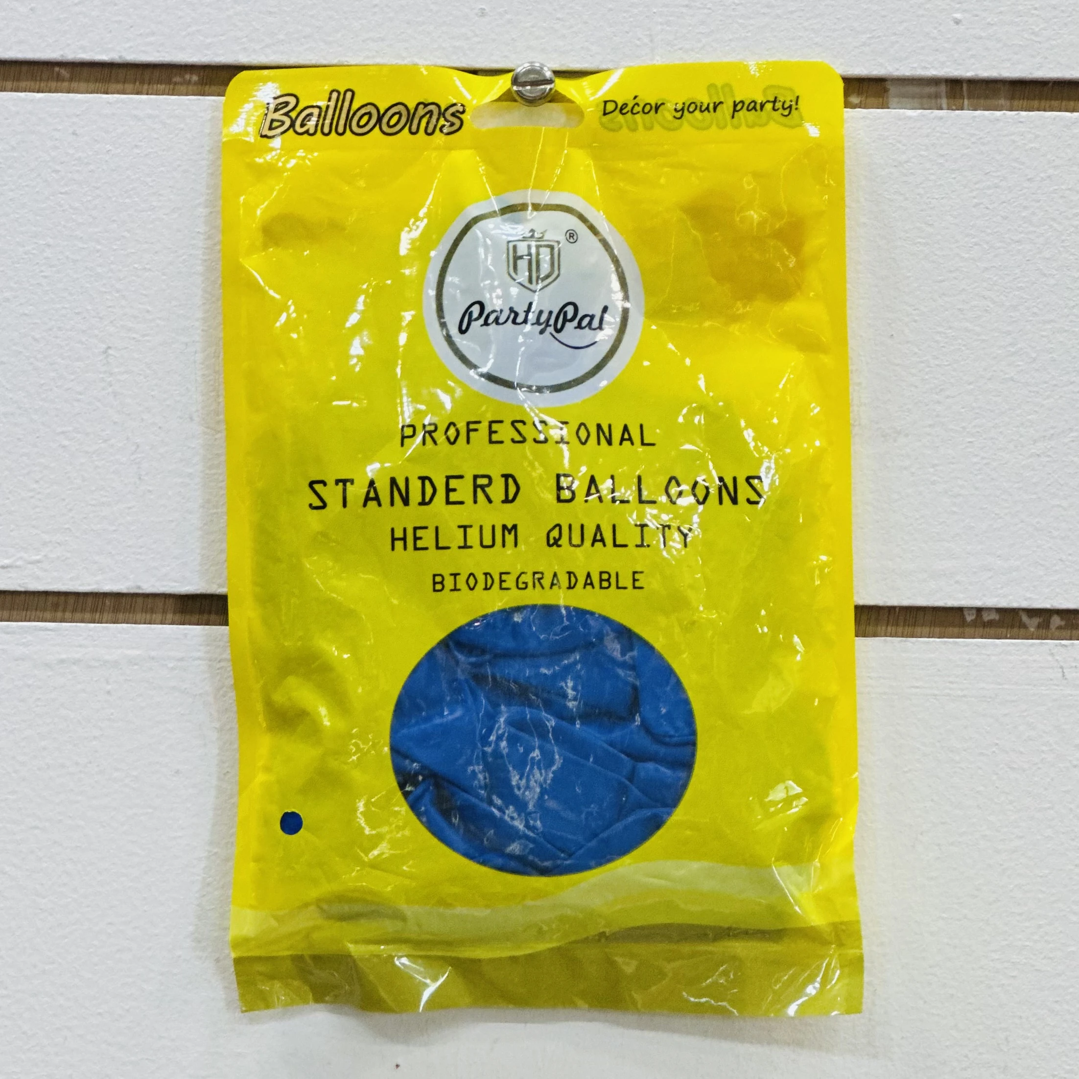 package of "Party Pal" brand balloons