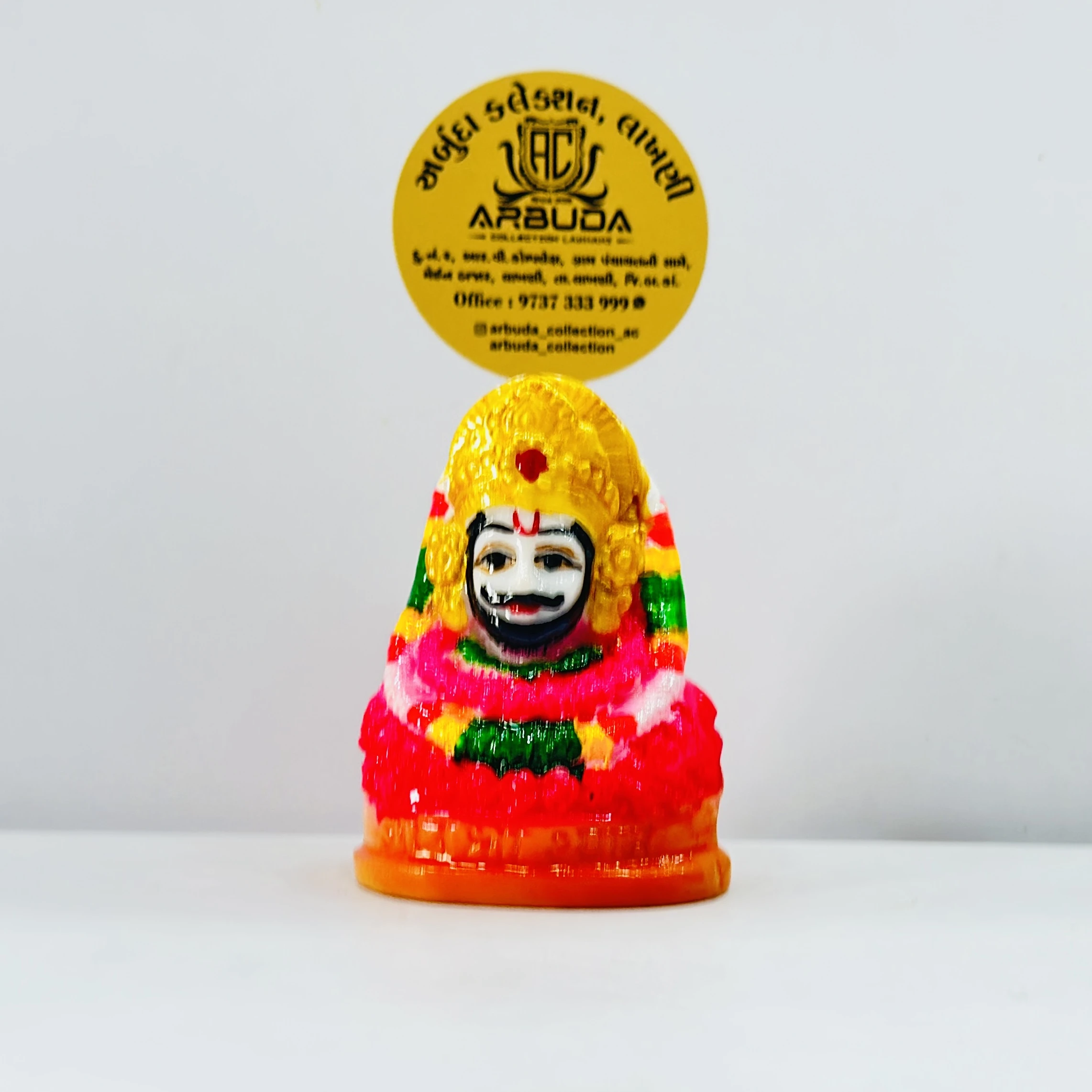 colorful Khatu Shyam Baba idol,