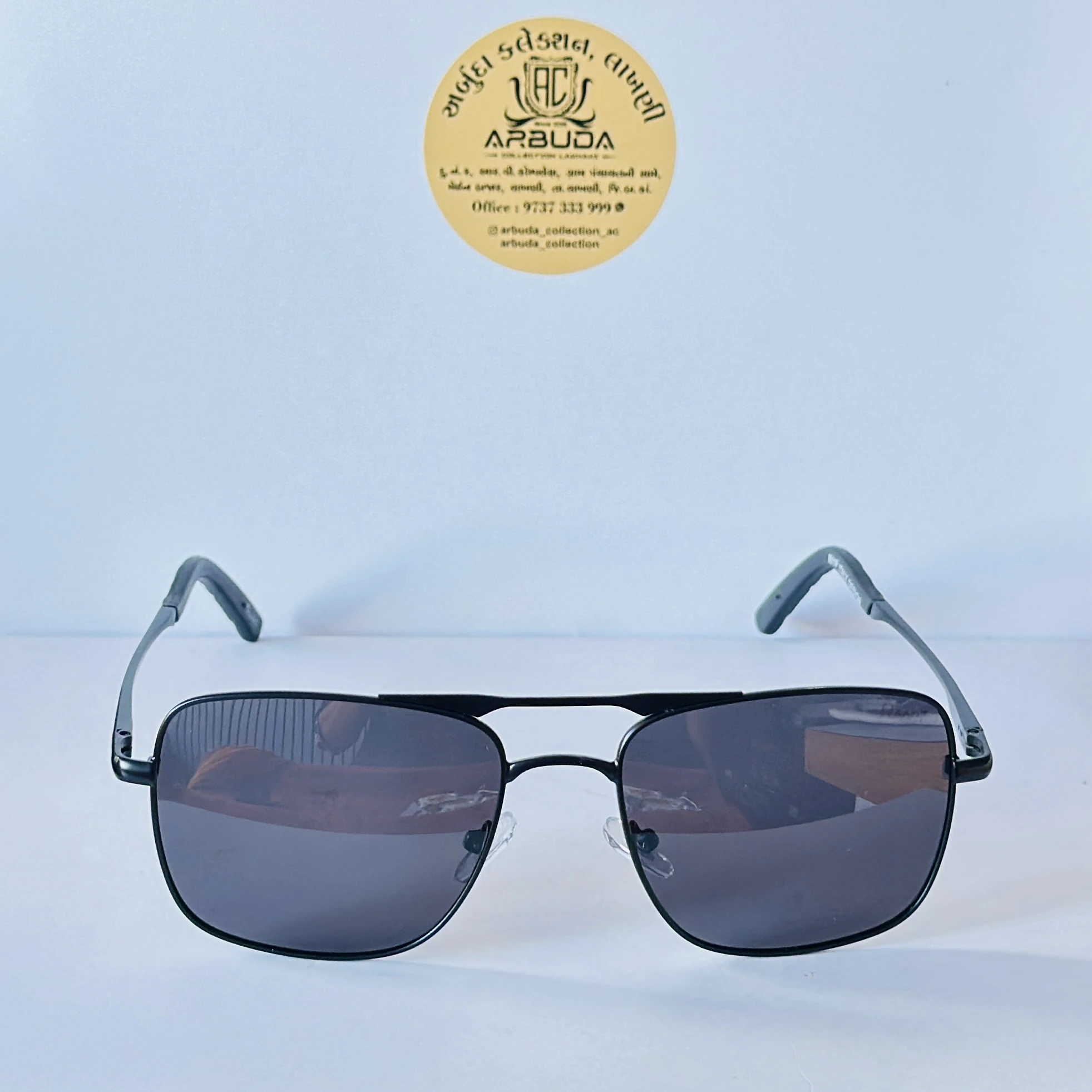 pair of men's rectangular sunglasses.