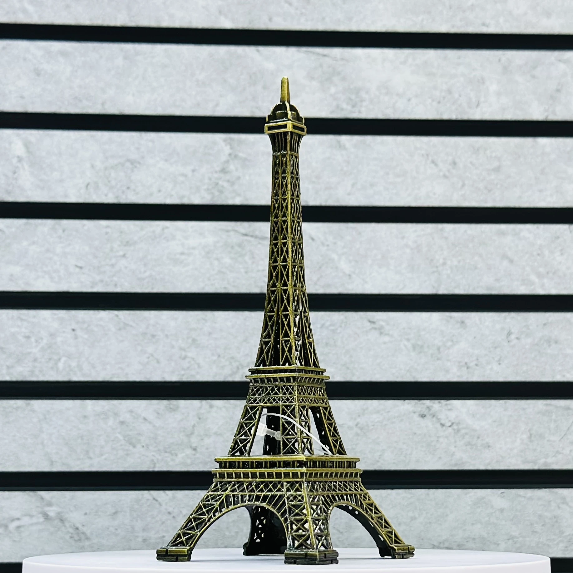 miniature replica of the Eiffel Tower