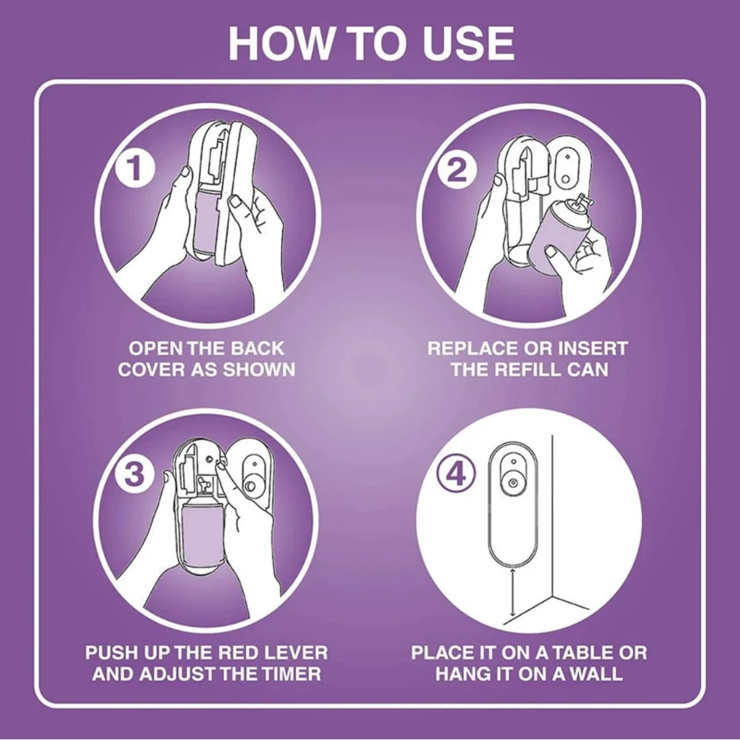 Godrej aer matic kit(violet valley-bloom)