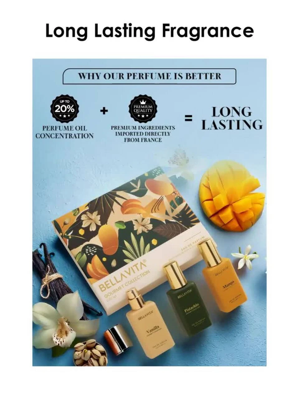 Bellavita Gourmet Collection Eau de Parfum Gift Set.