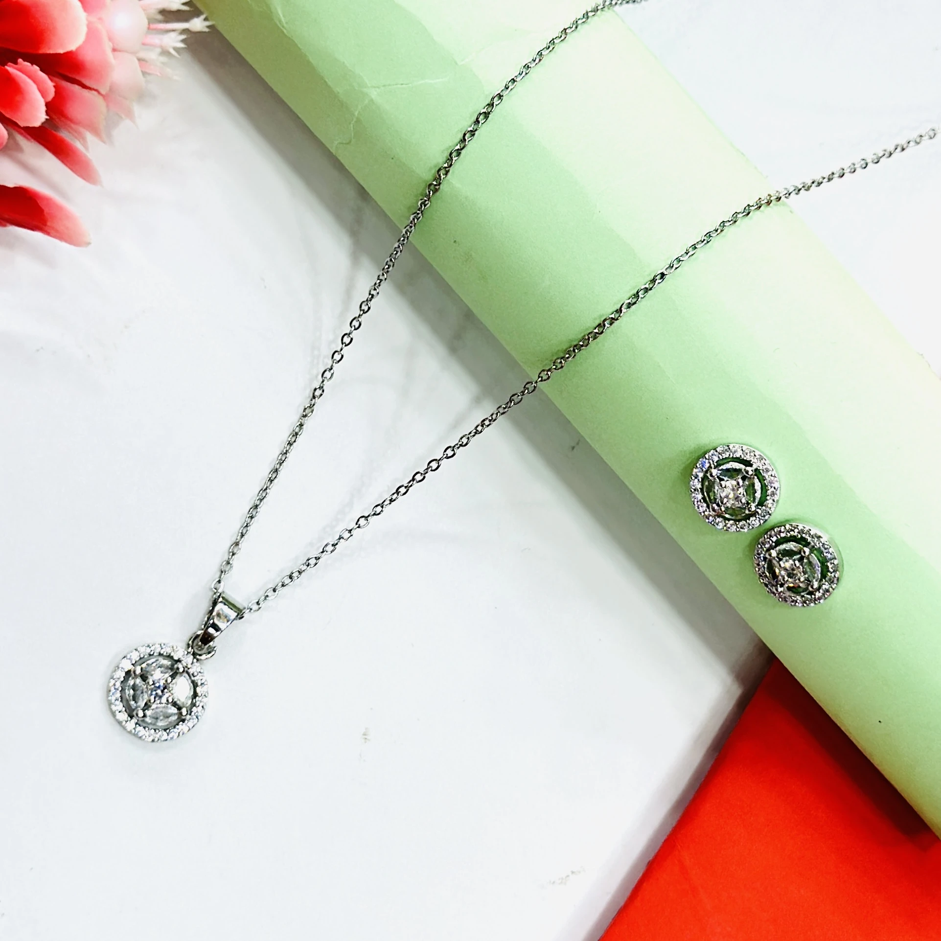 sterling silver jewellery set