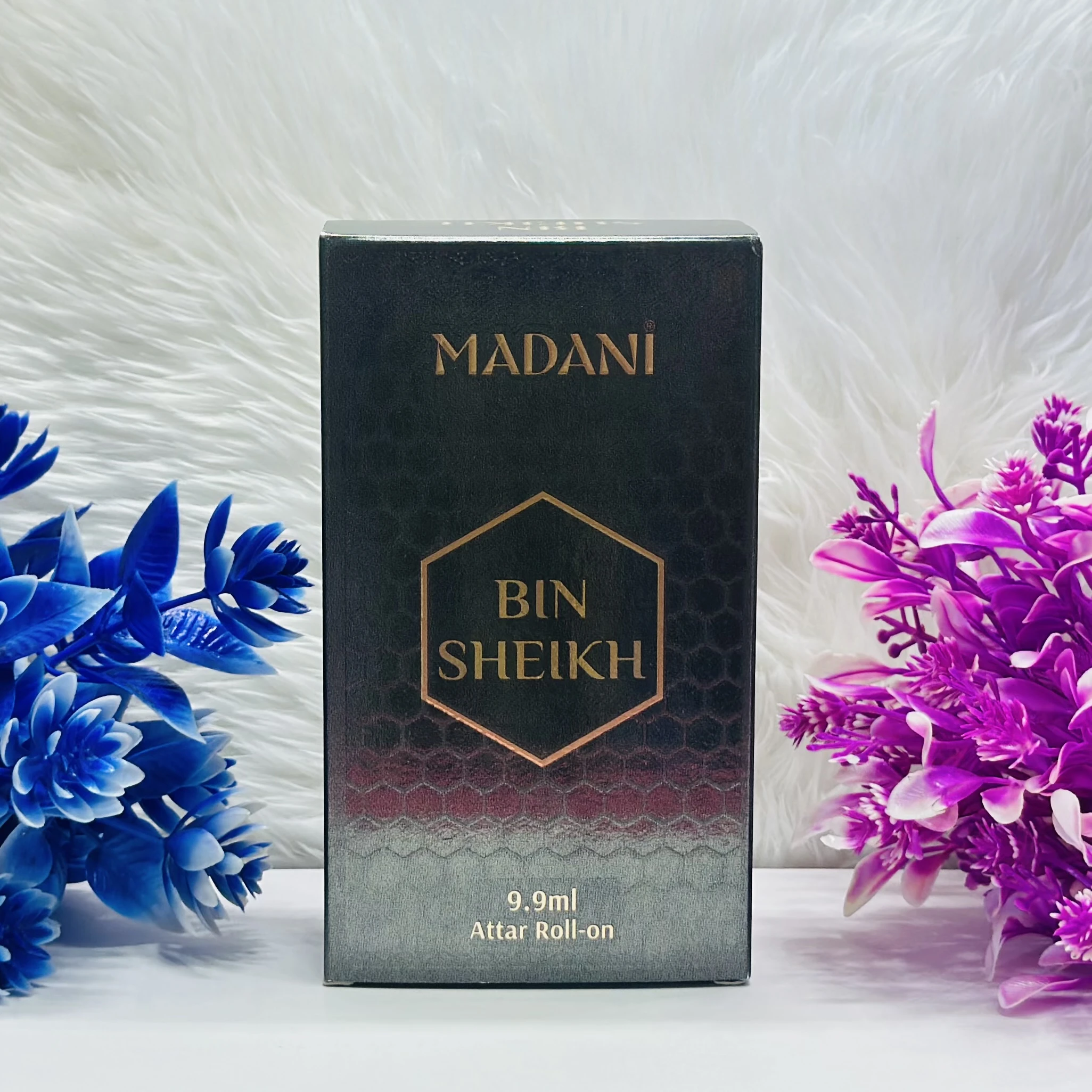 Madani Bin Sheikh Attar roll-on perfume oil.