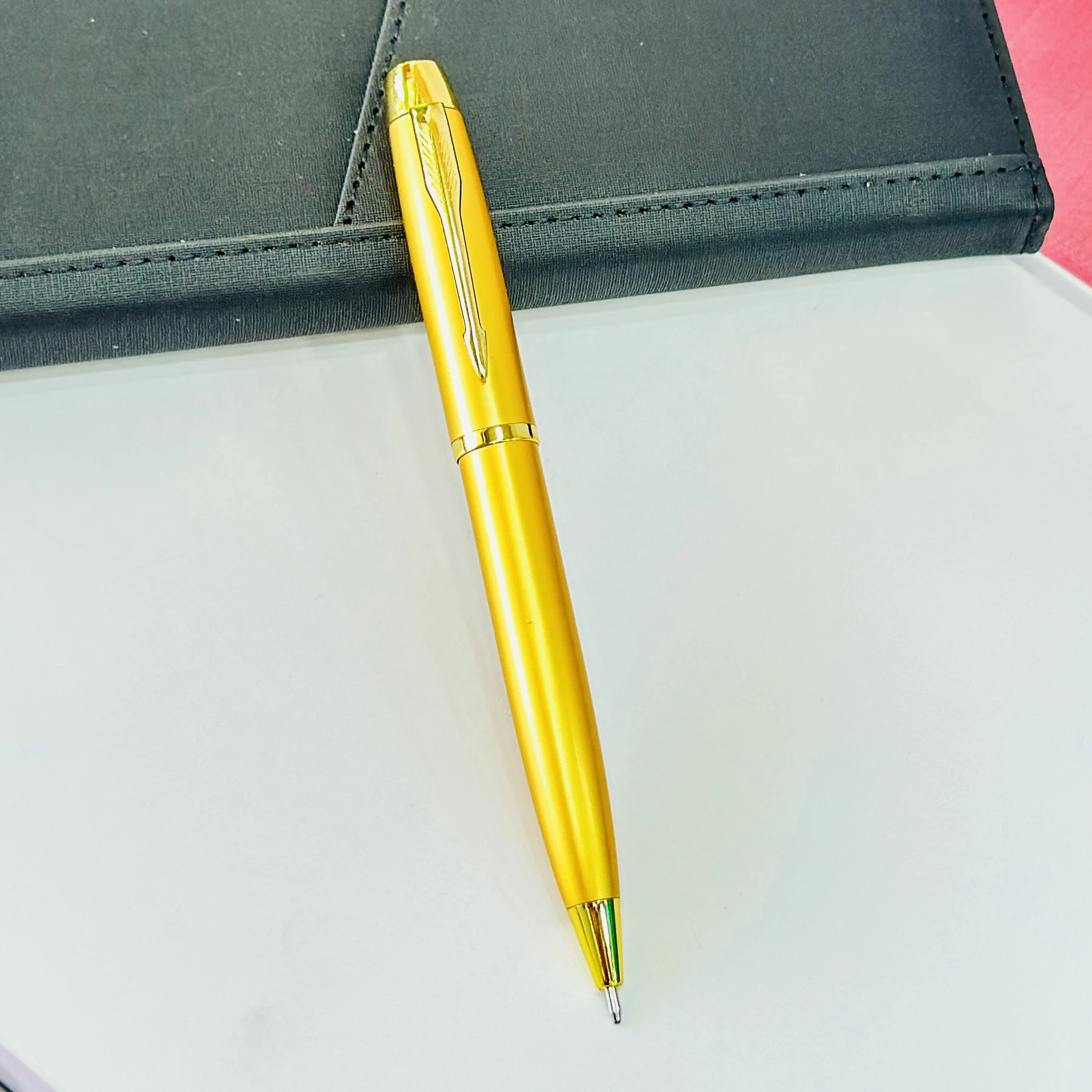 Gold colored Parker ballpoint pen