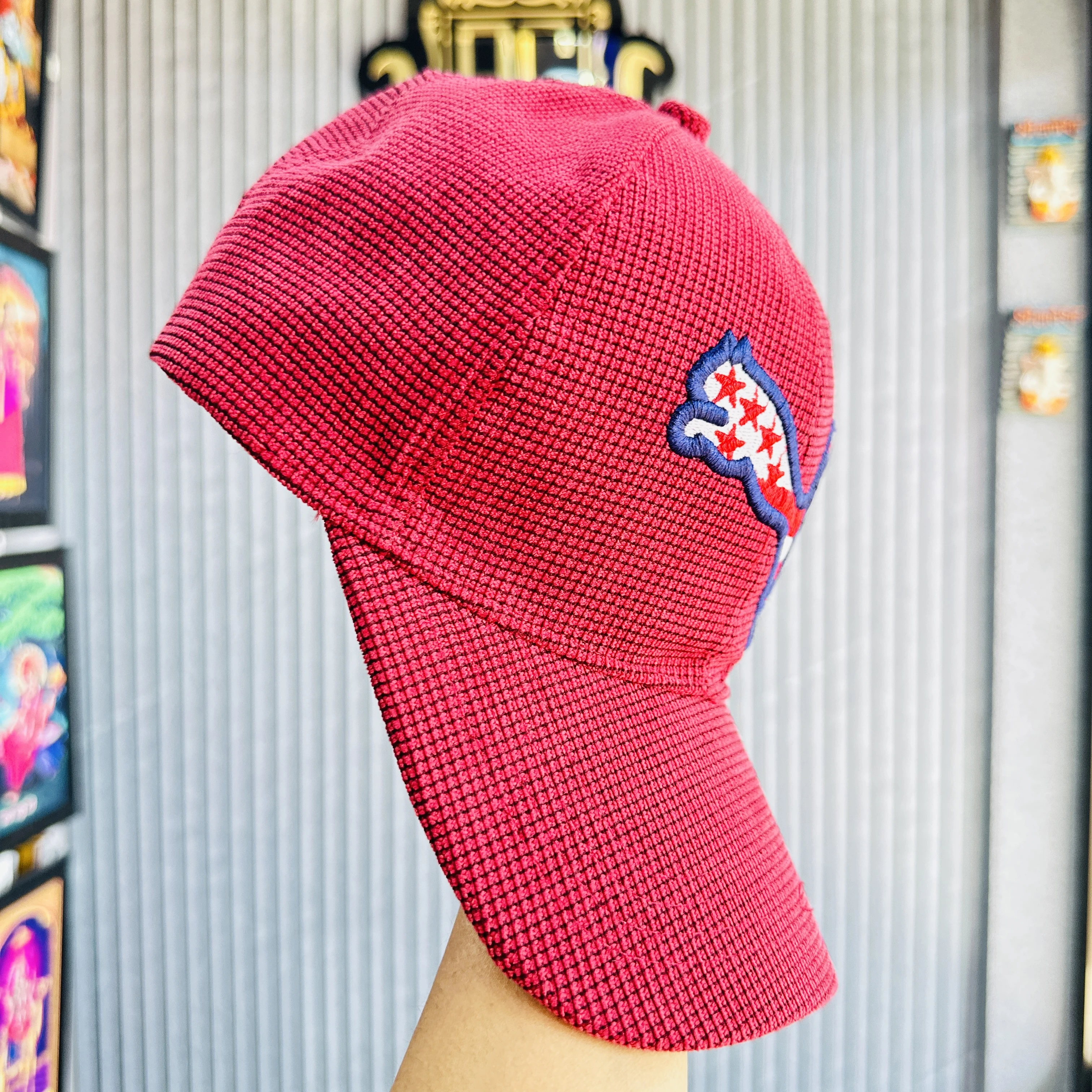 Red baseball cap