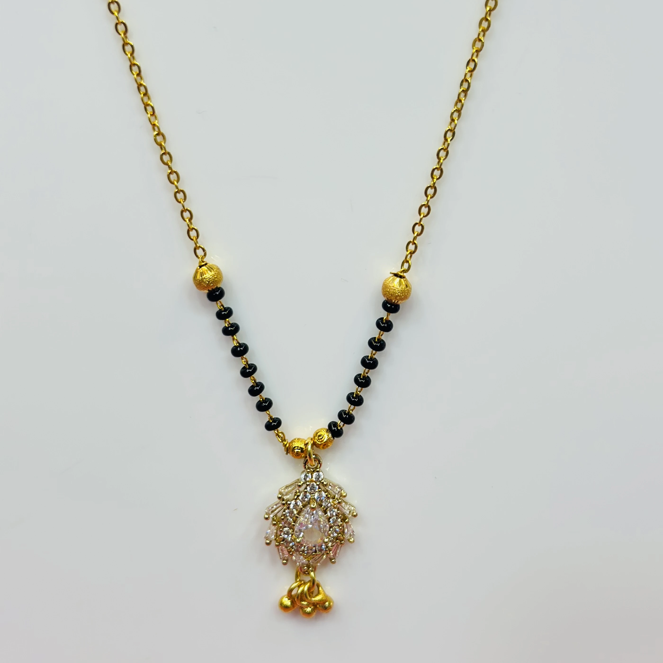 Gold plated mangalsutra