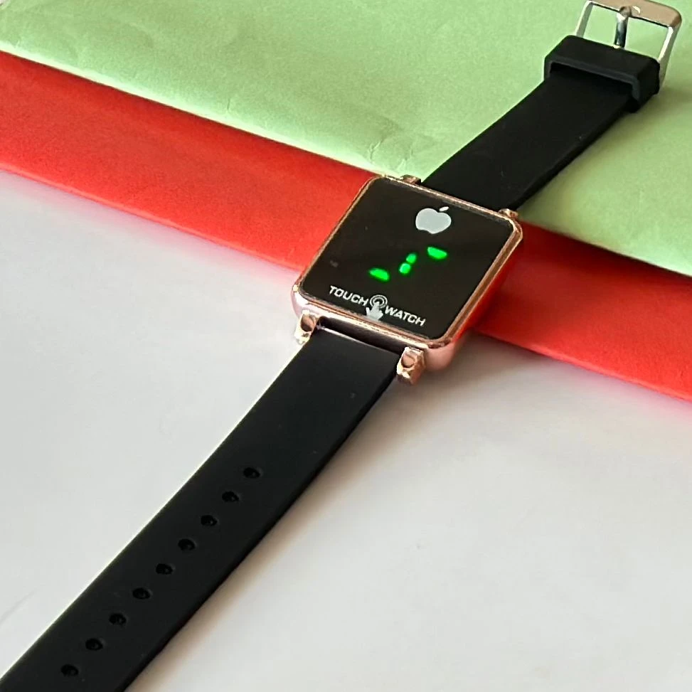 Black digital watch