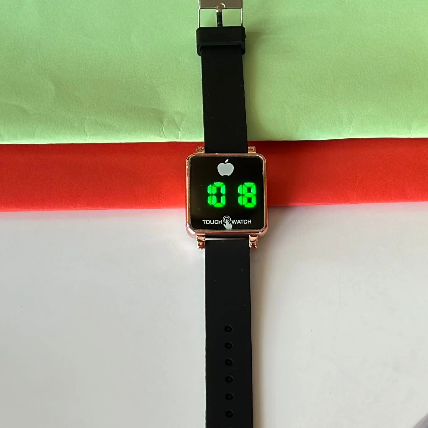 Black digital watch