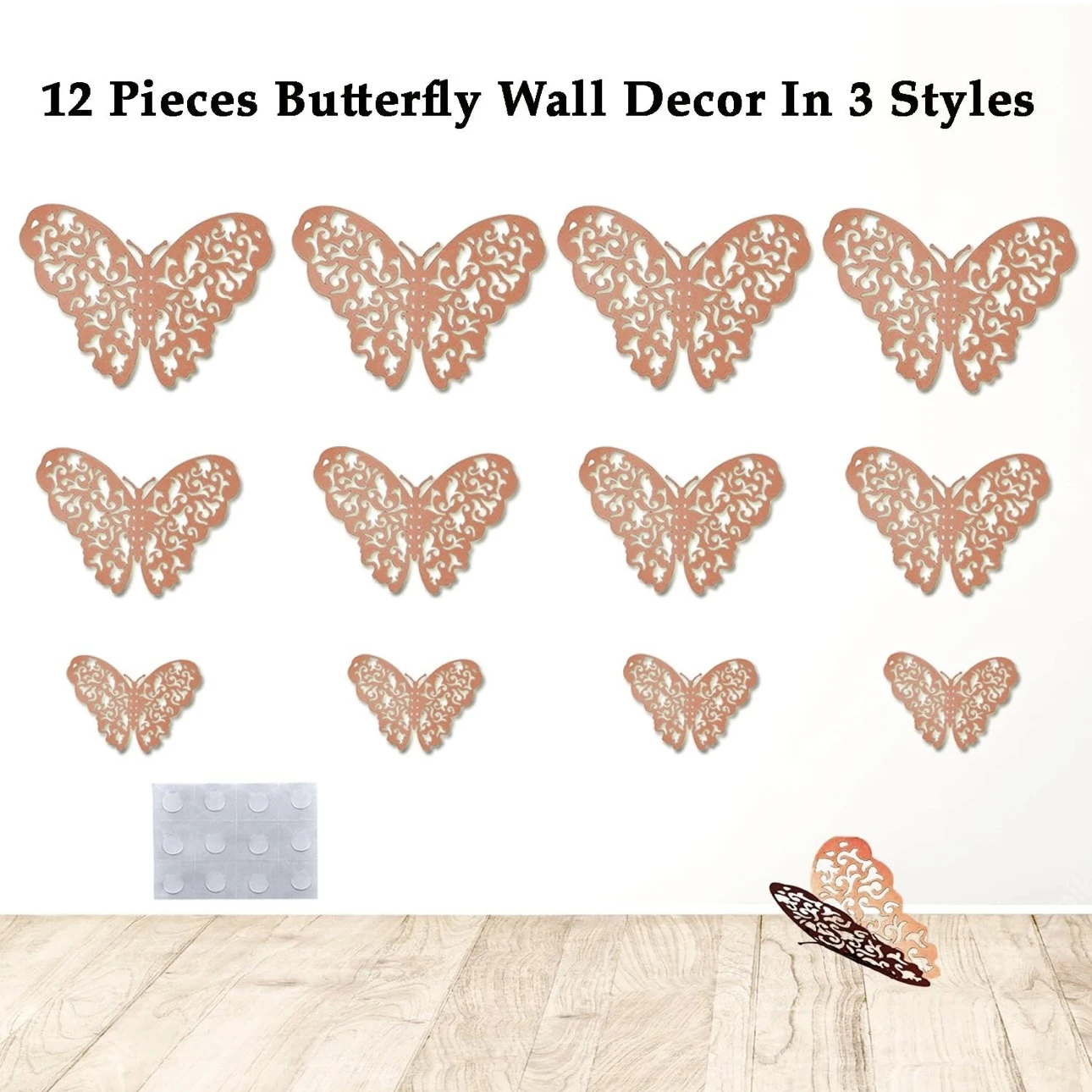 package of 3D butterfly wall decorations
