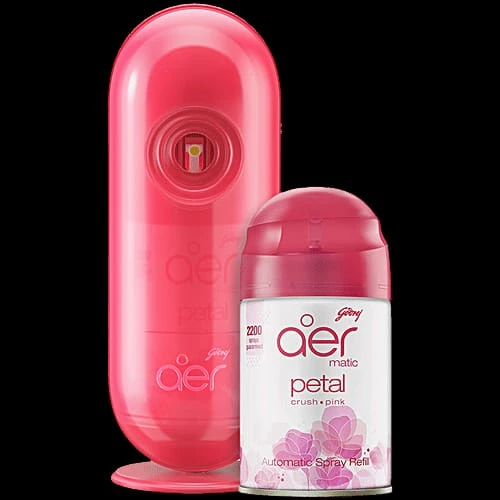 Godrej aer matic (petal crush .pink)