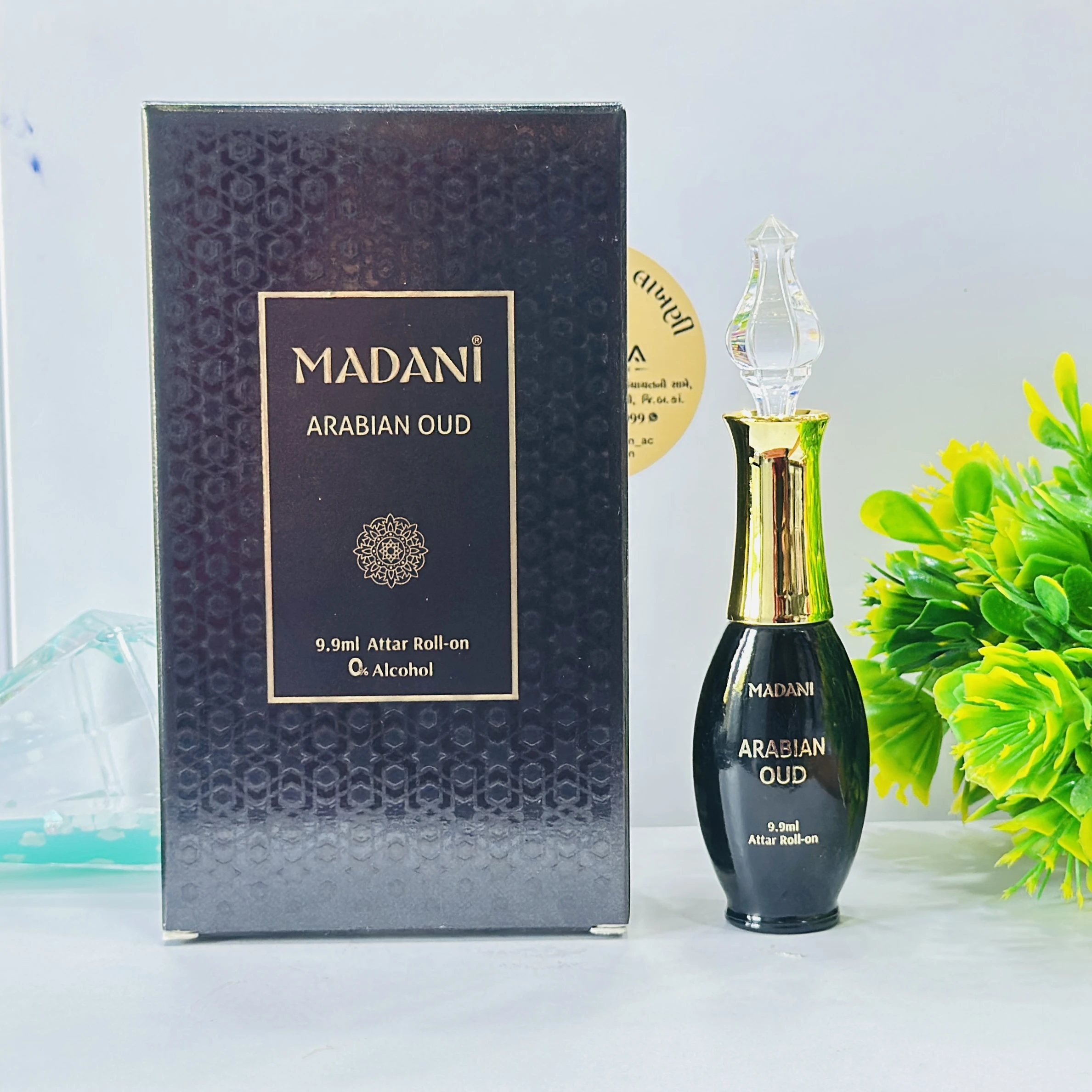 Madani Arabian Oud attar, a concentrated perfume oil
