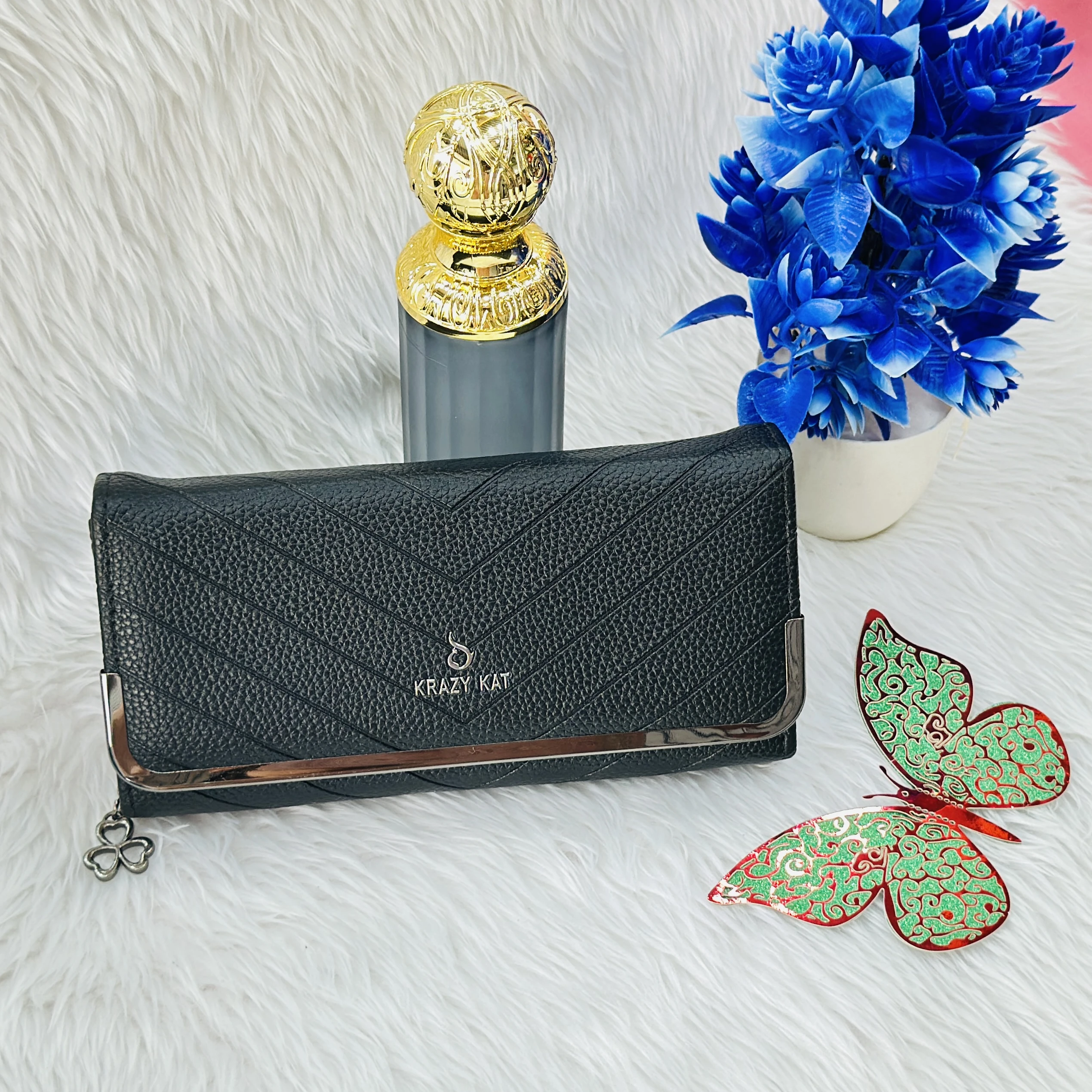 Krazy Kat black wallet