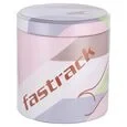 Fastrack MetaWe Purple Dial Rose Gold Stainless Steel Strap Analog Watch  - For Girls 6306WM01
