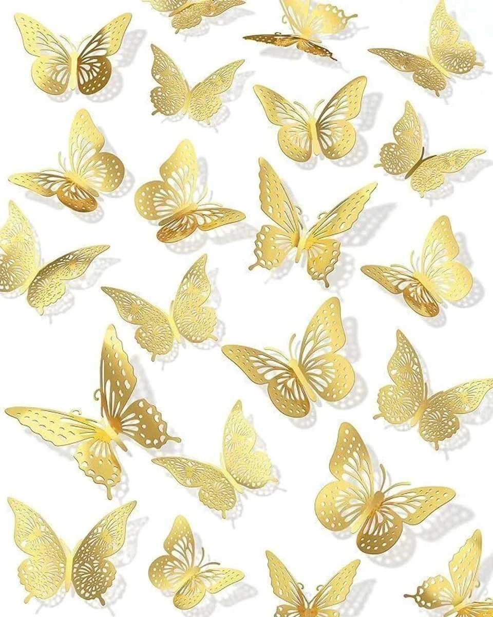 package of 3D butterfly wall decorations
