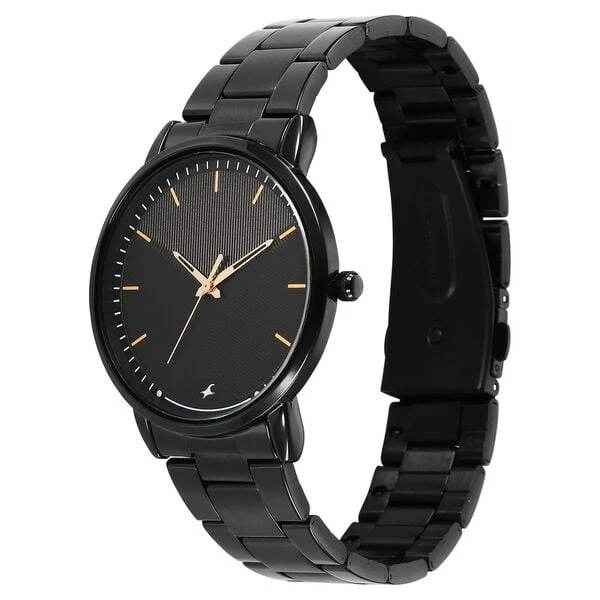 Fastrack Stunners Quartz Analog Black Dial Stainless Steel Strap Watch Model no… 38159NM02