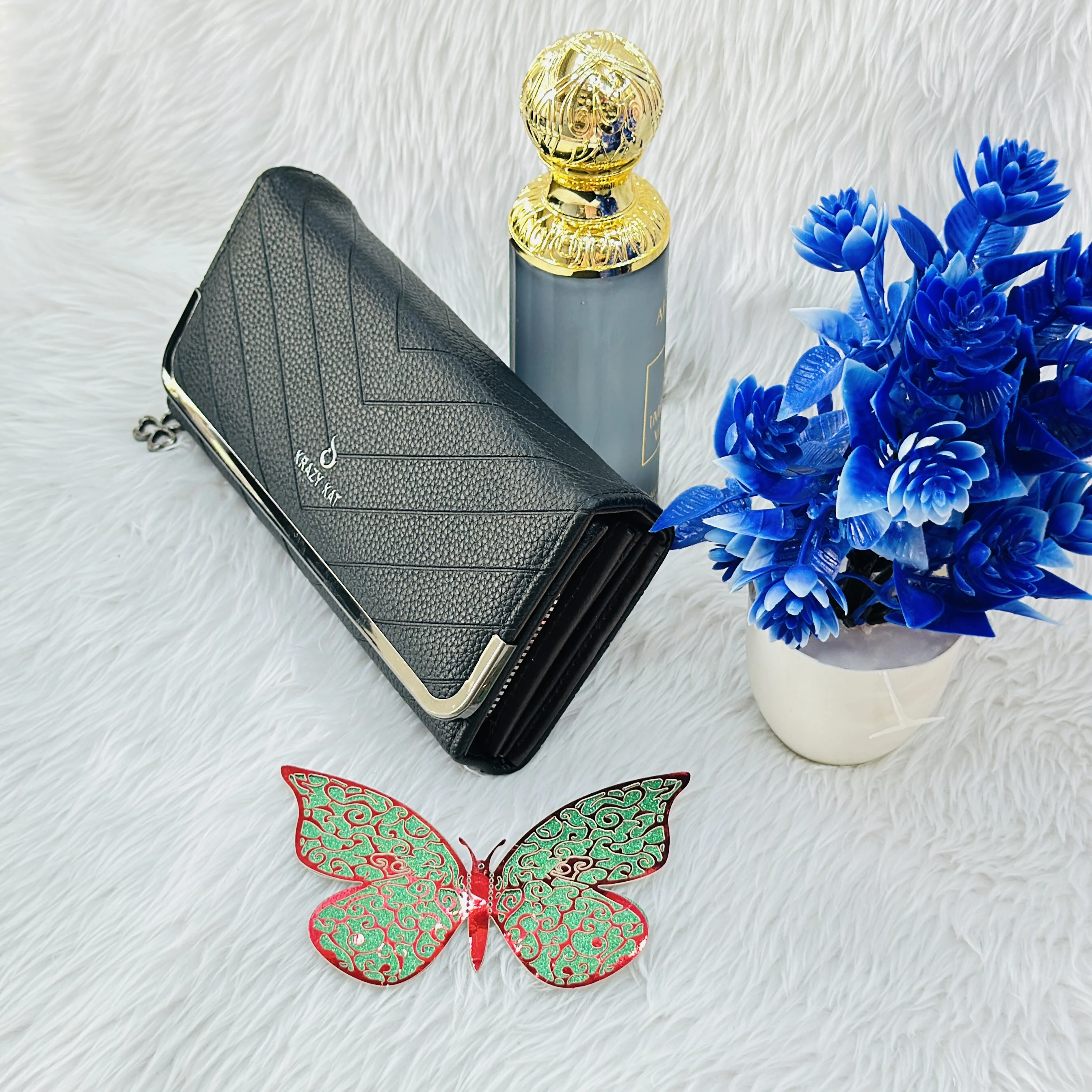 Krazy Kat black wallet
