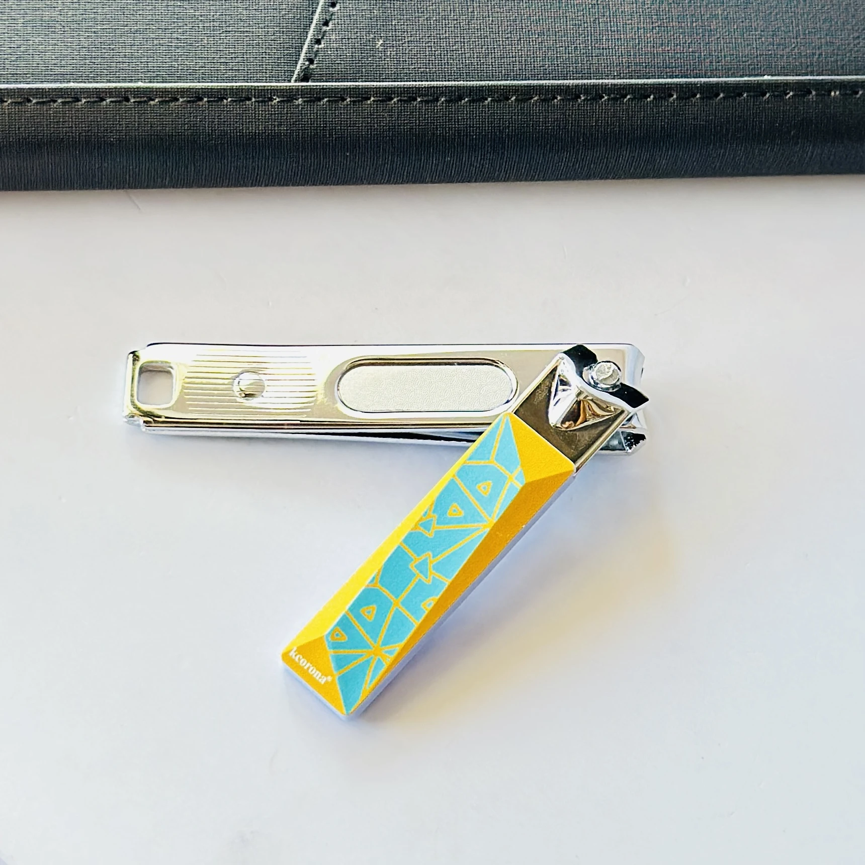 Corona brand nail clipper.
