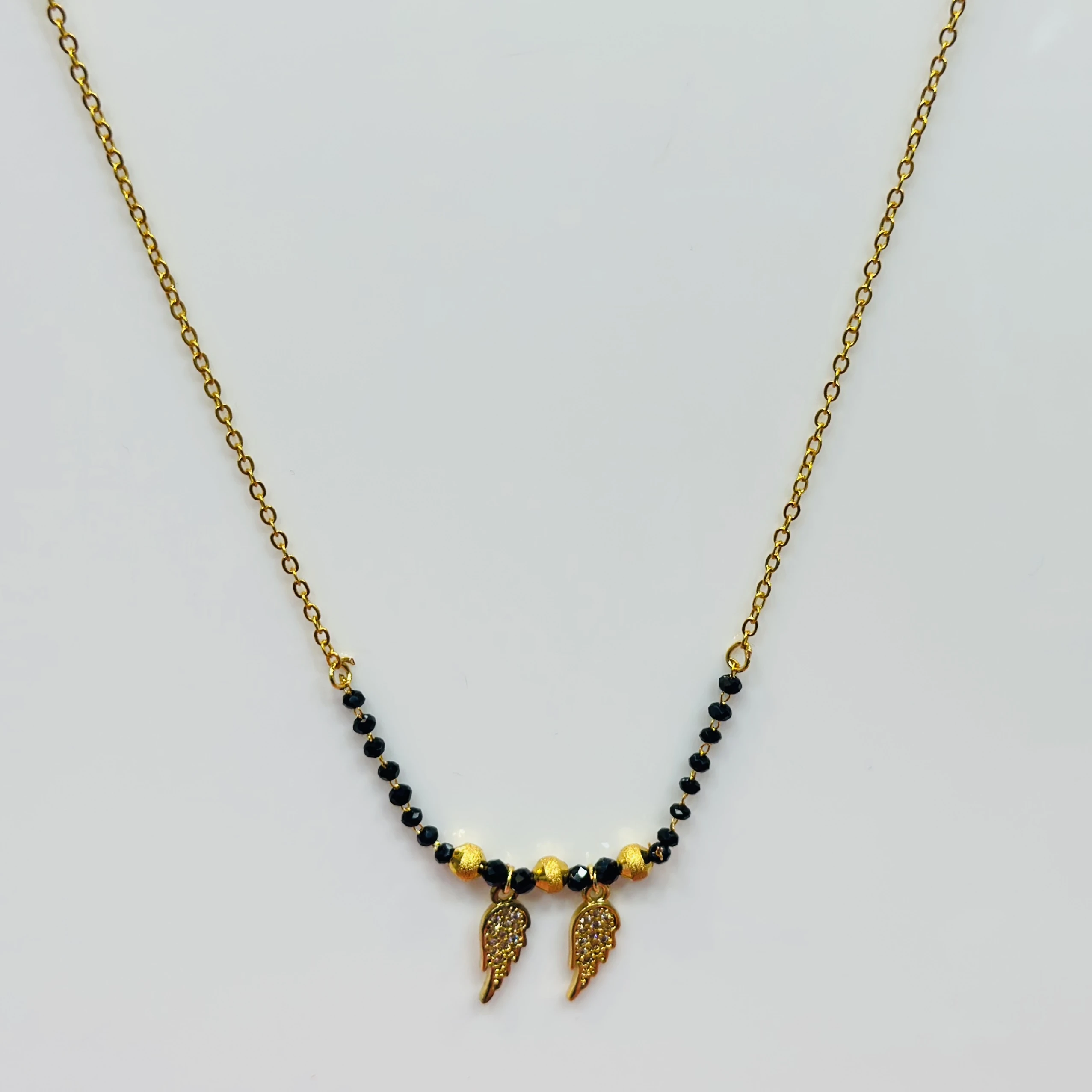 Gold plated mangalsutra