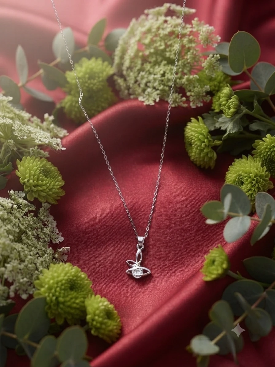 GIVA sterling silver butterfly pendant
