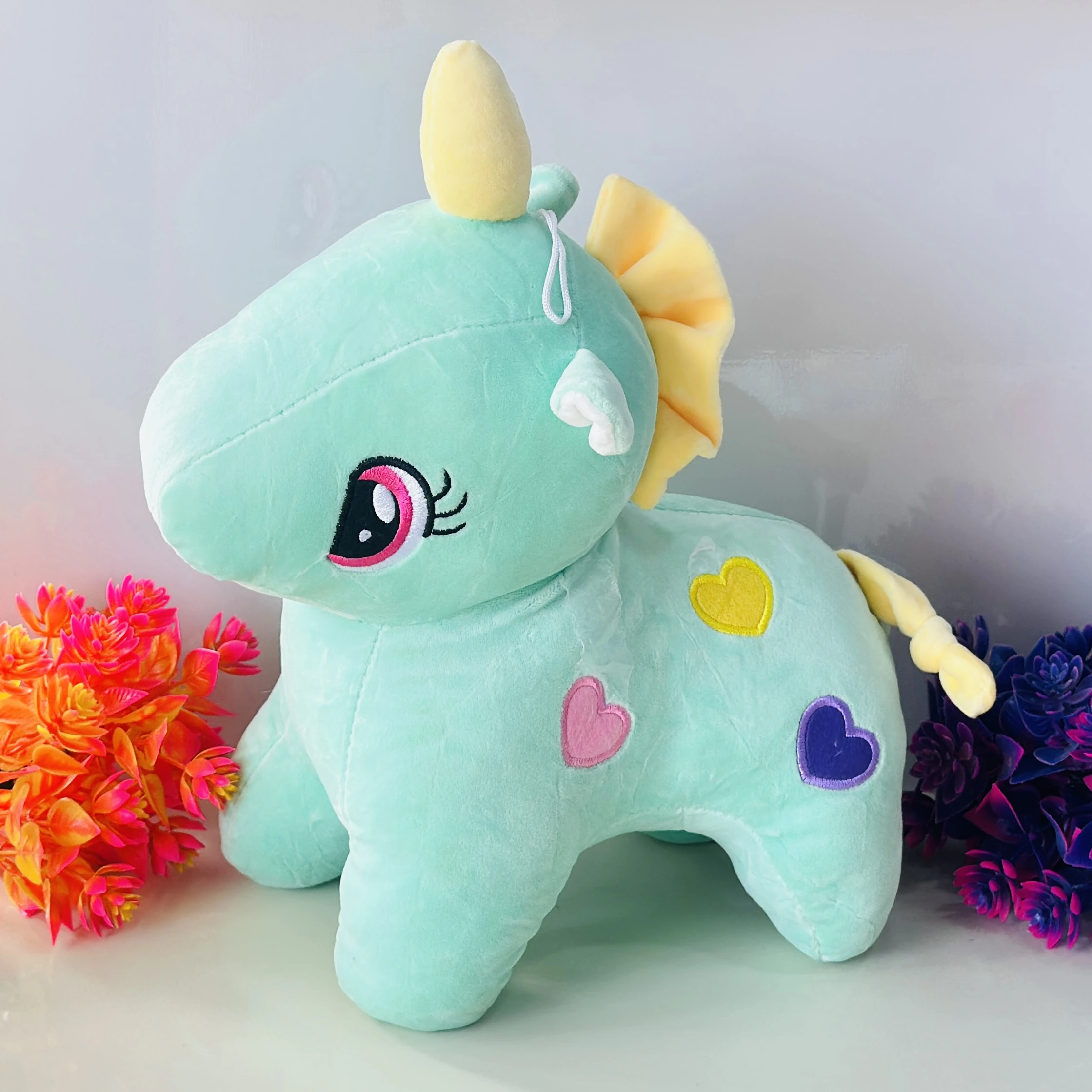 Soft stuffed unicorn plush toy
