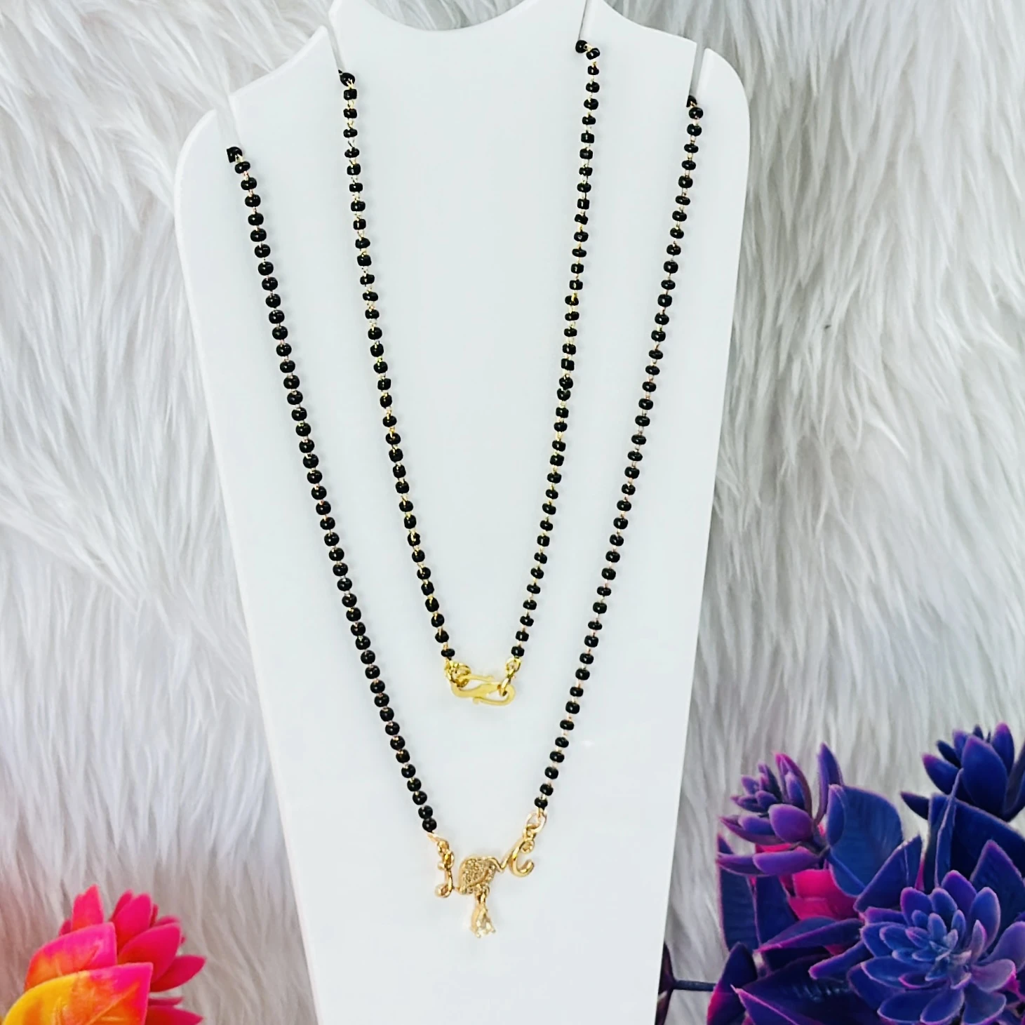 Gold plated mangalsutra