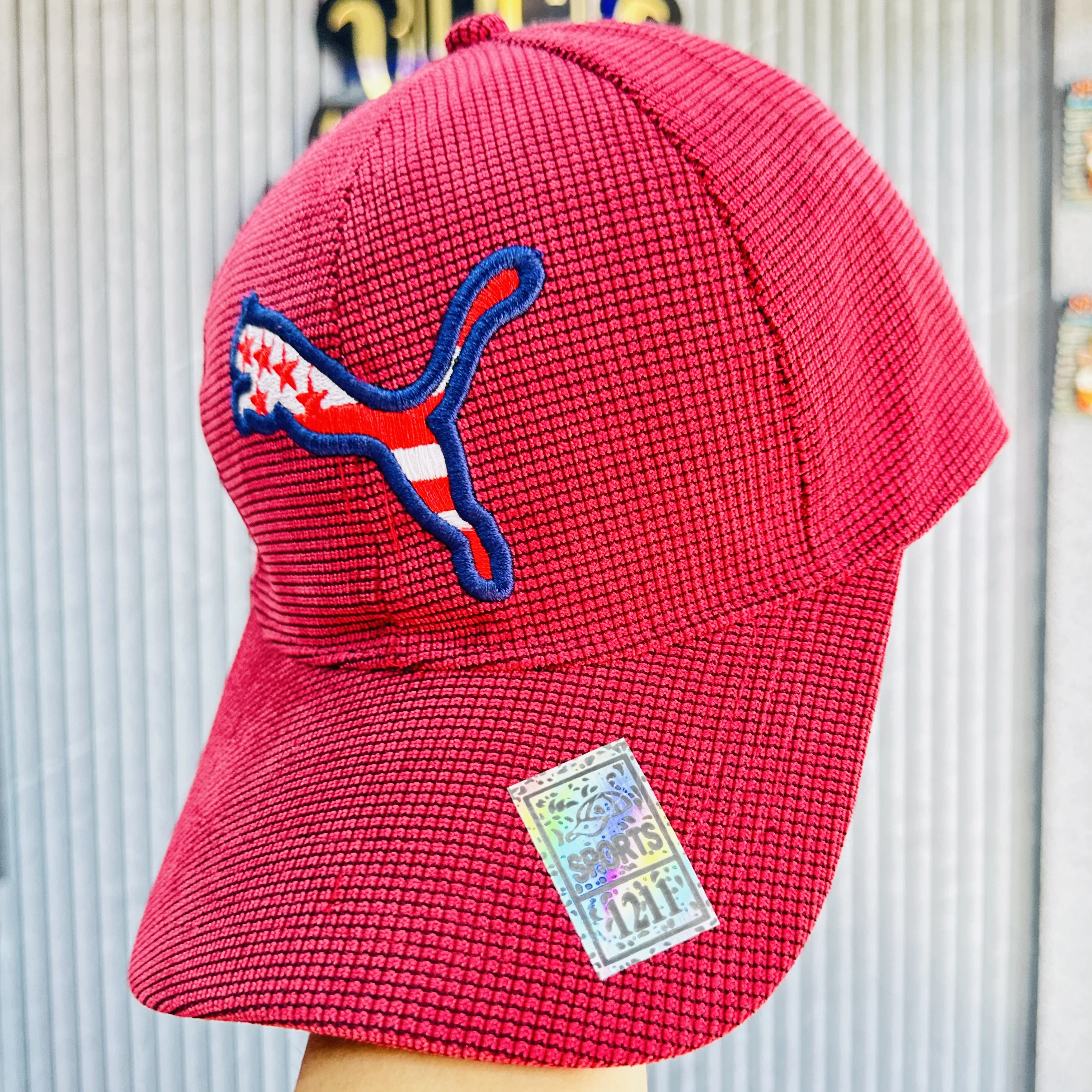 Red baseball cap
