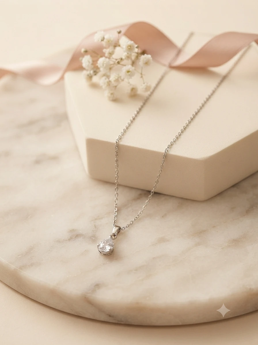 crystal pendant necklace
