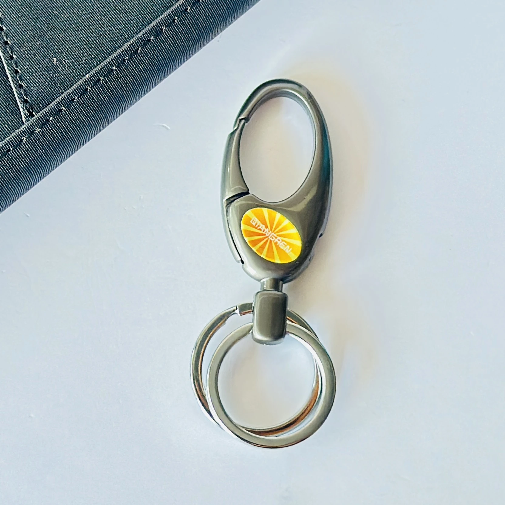 Multifunctional metal keychain