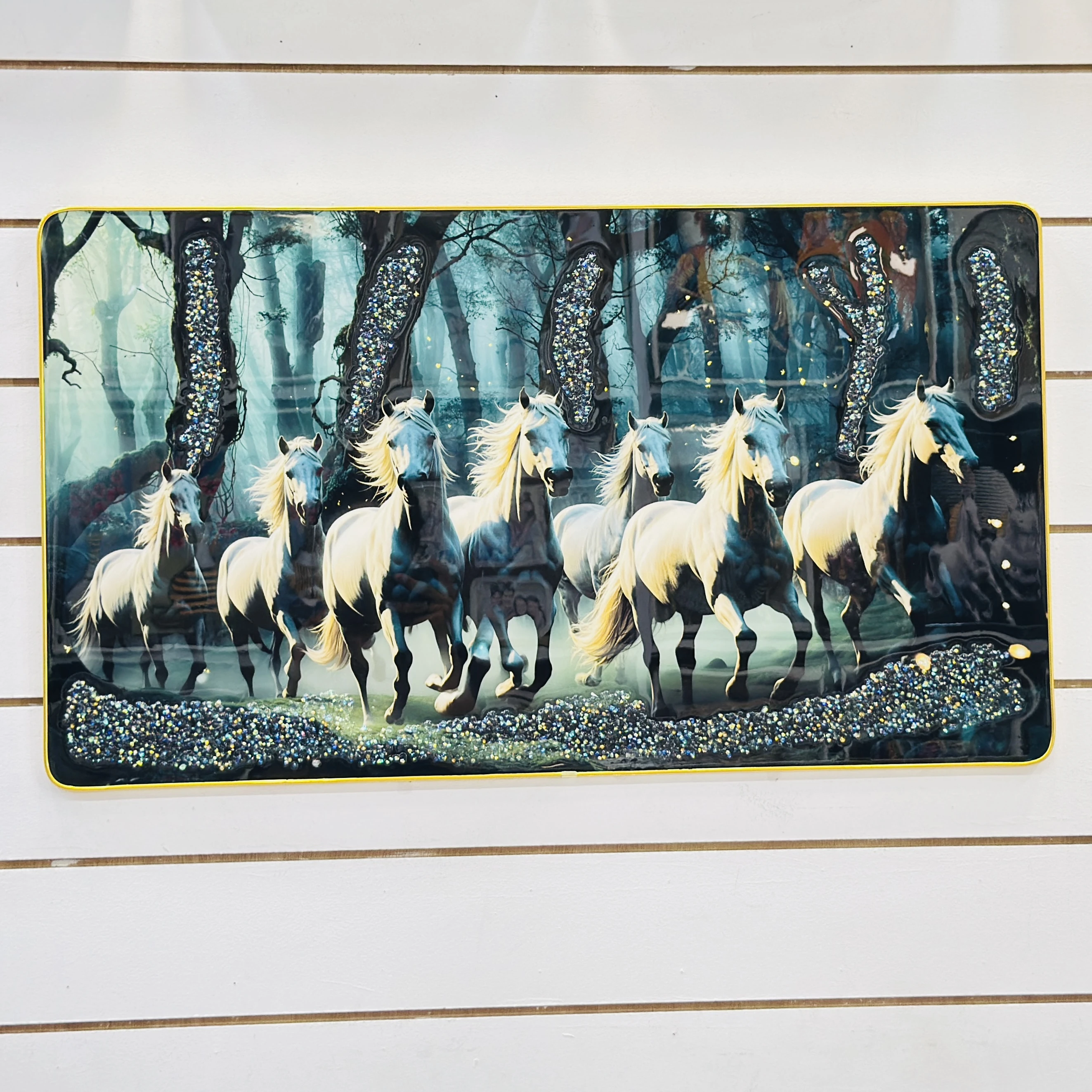Viventiq seven running horses painting…. 7E86UN