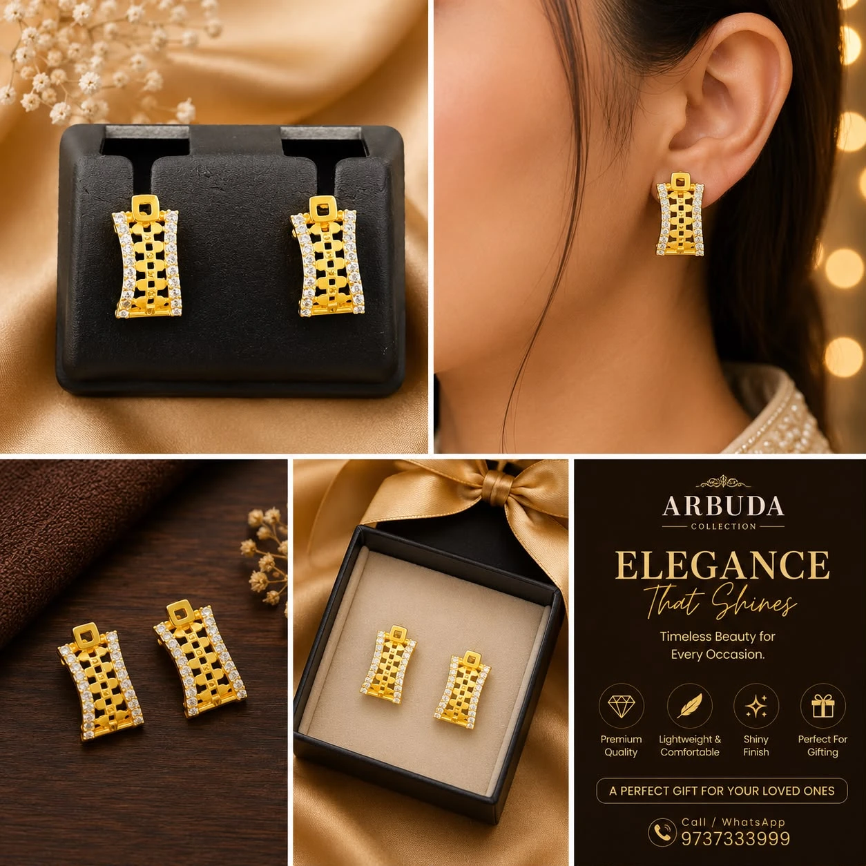 Stylish earrings