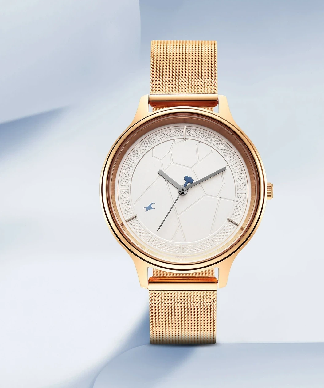 Fastrack Thor White Dial Rose Gold Stainless Steel Strap Analog Watch  - For Girls NT6269WM01