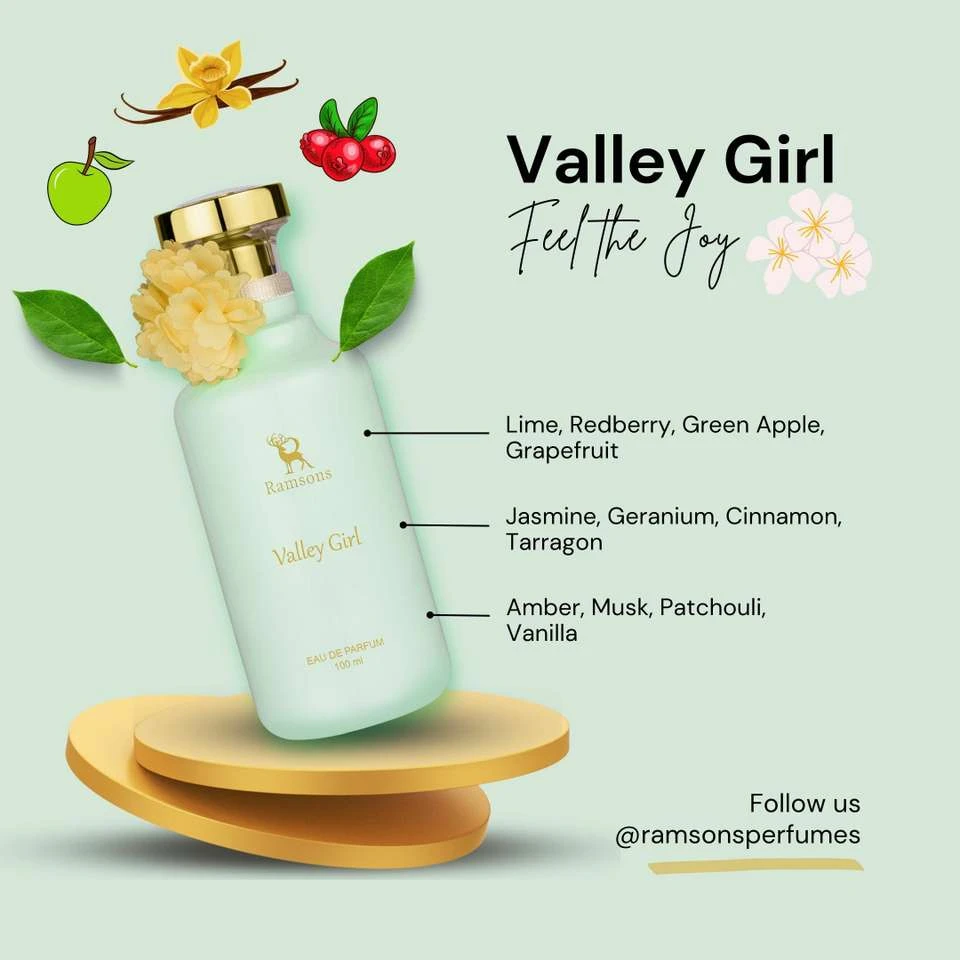 Ramsons Valley Girl Eau de Parfum for women.