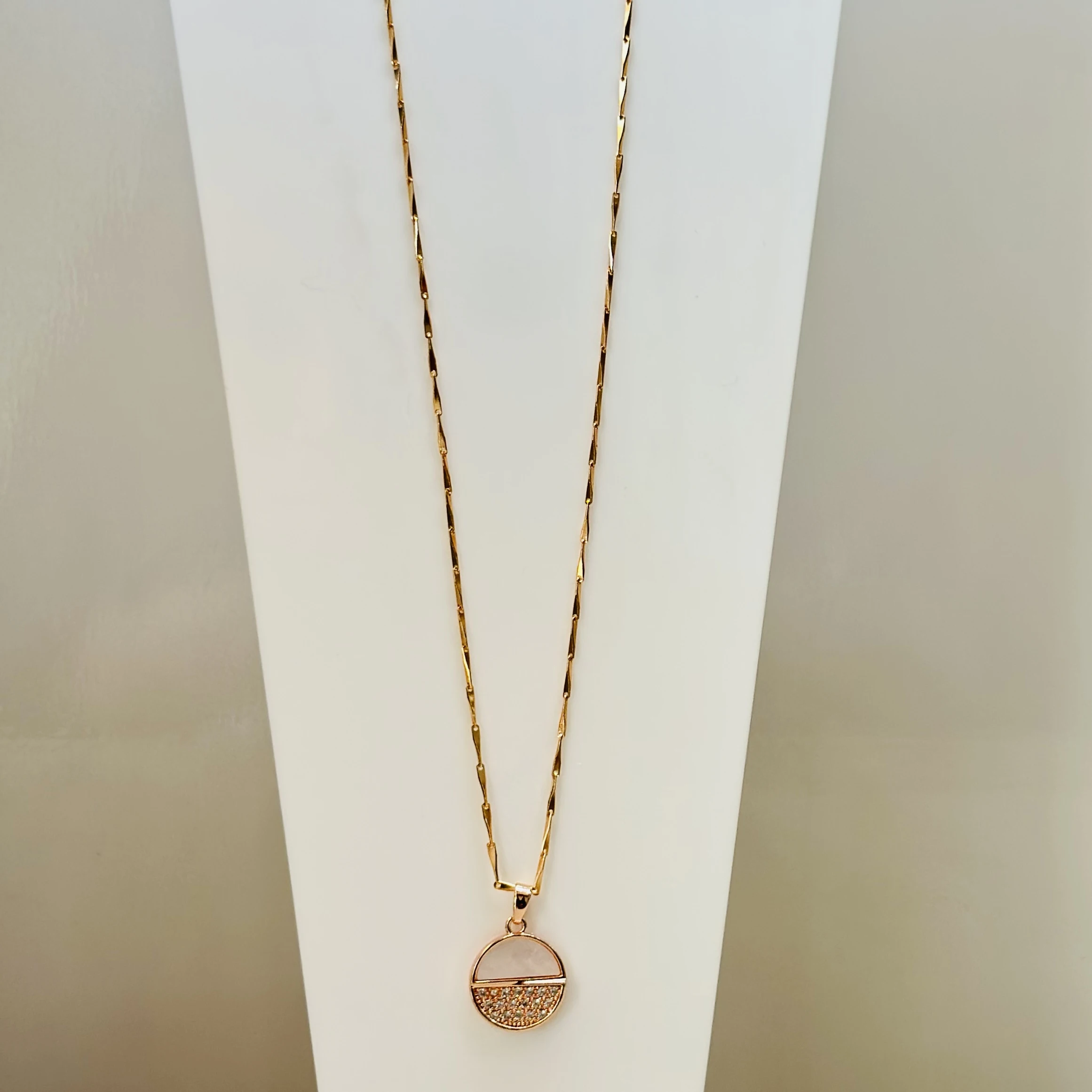 Gold plated pendant