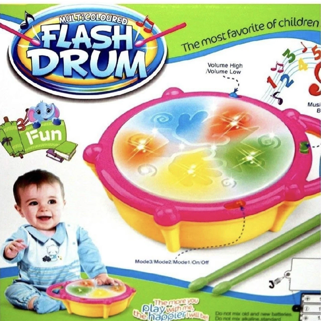 ToyMark Flash Drum musical toy for kids