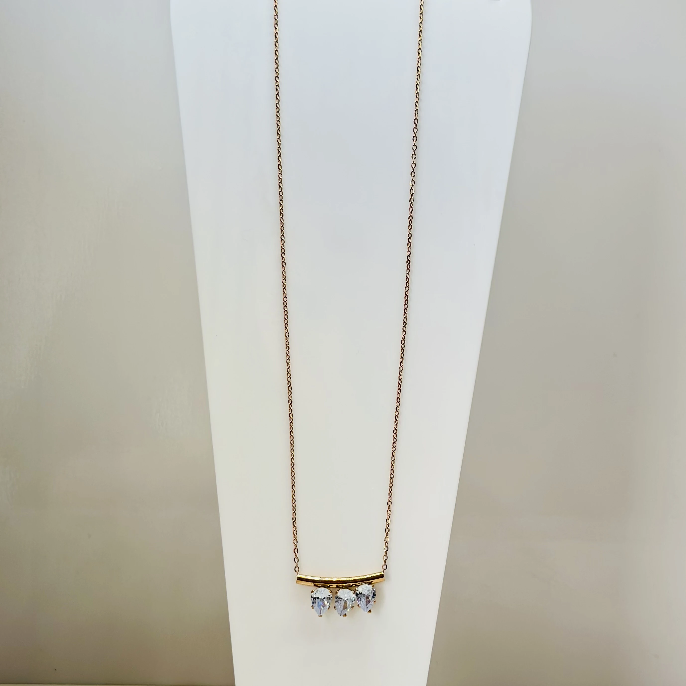Gold plated brass pendant