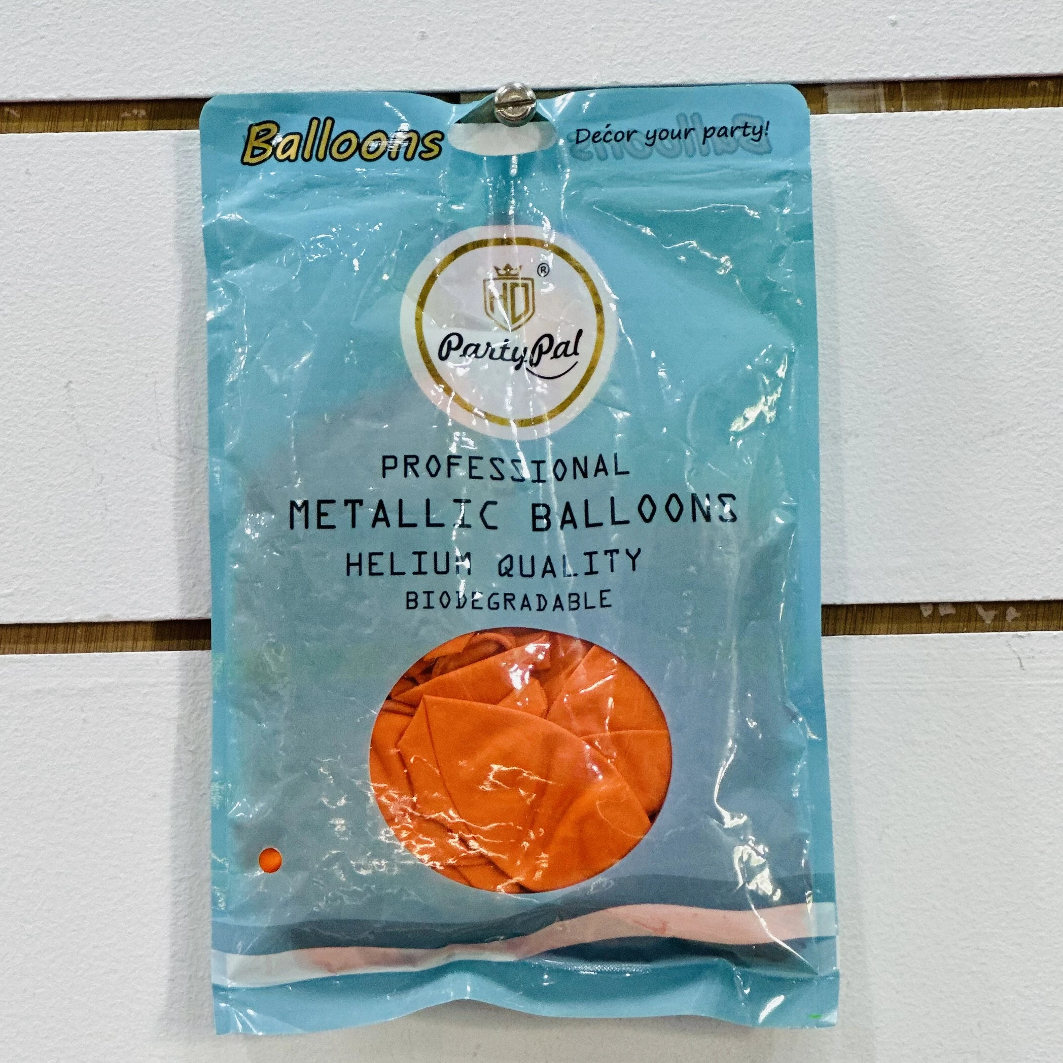 Package of HD PartyPal Professional Metallic Balloons.