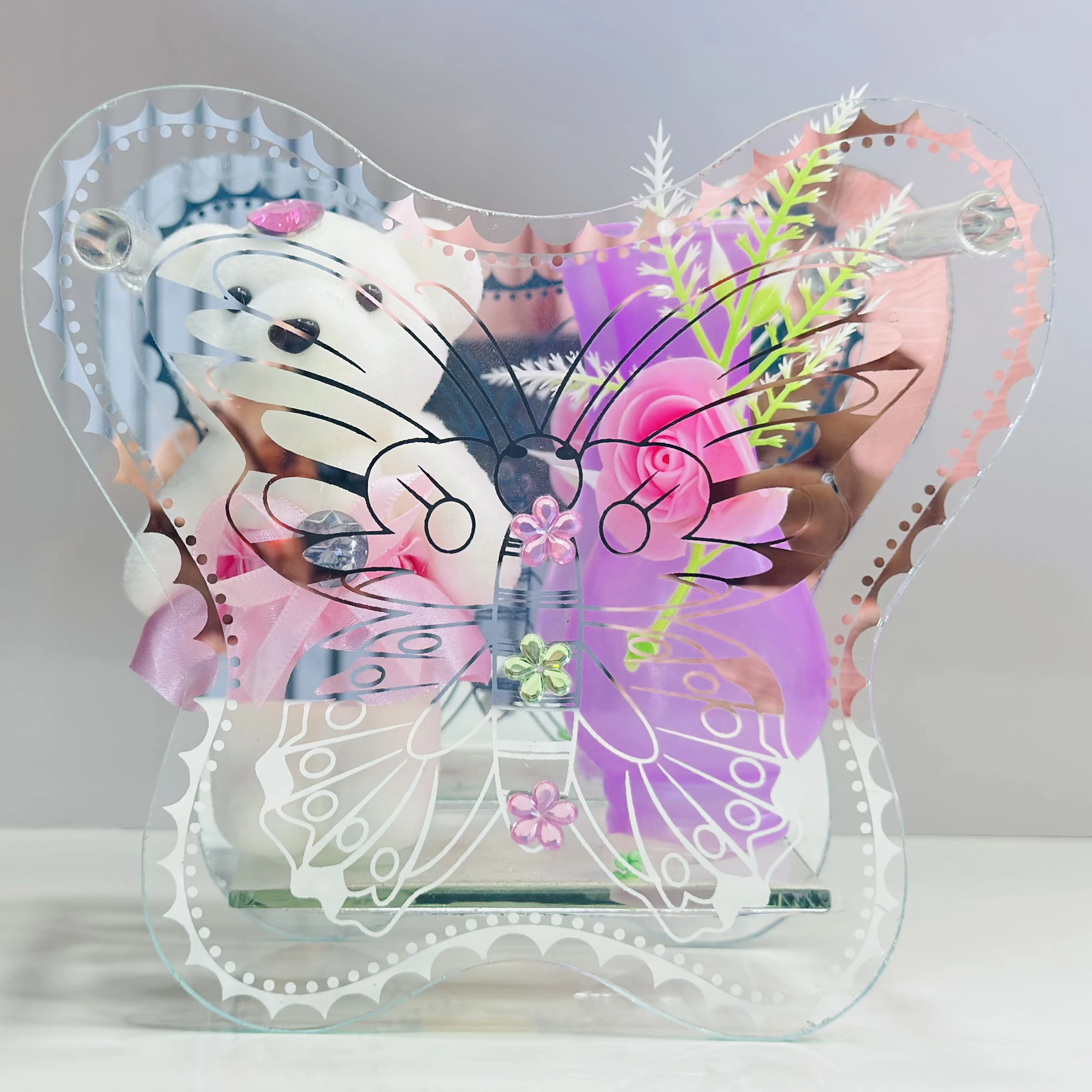 Butterfly -shaped flower vase(SKU-ZZGS45)