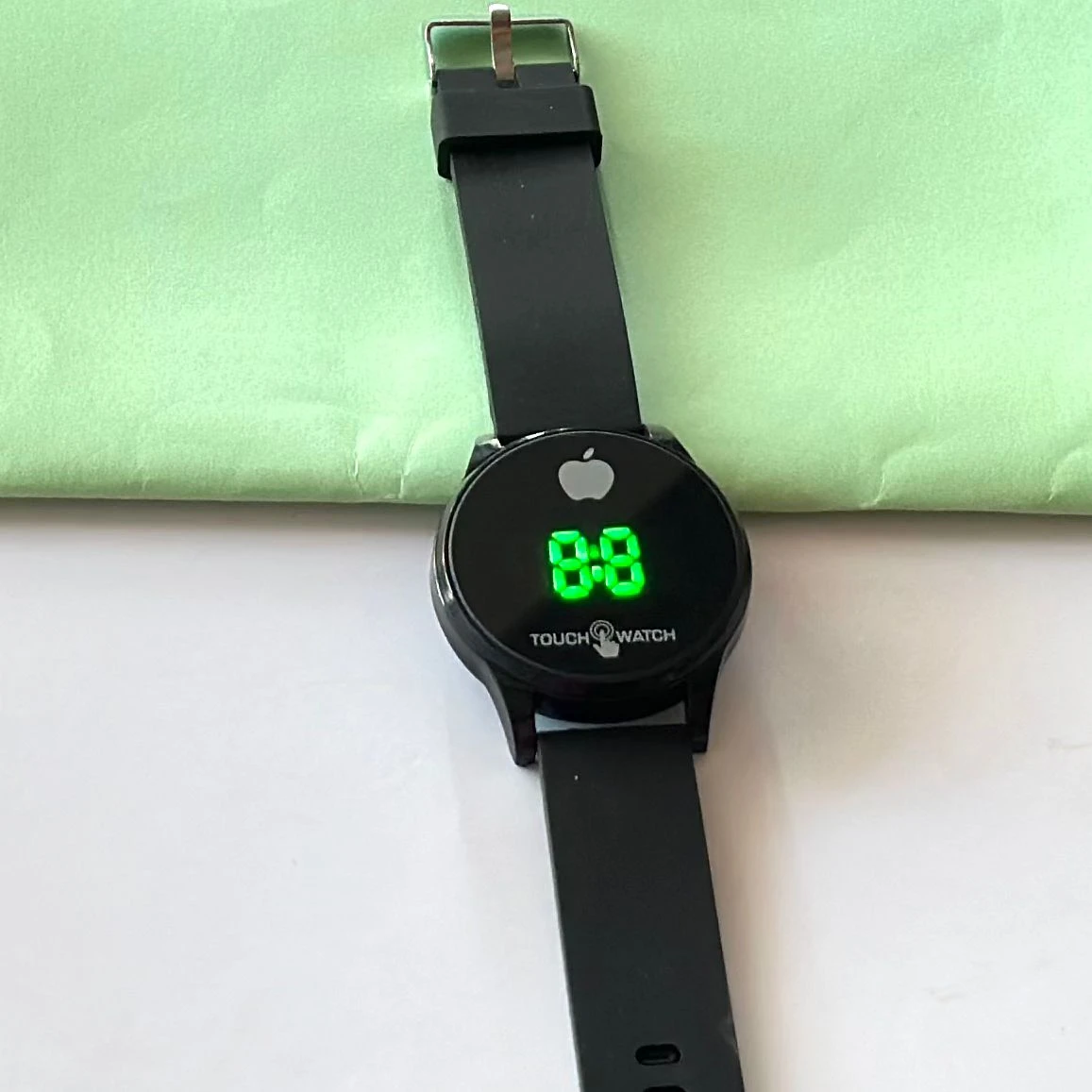 Kids digital watch with a silicone strap