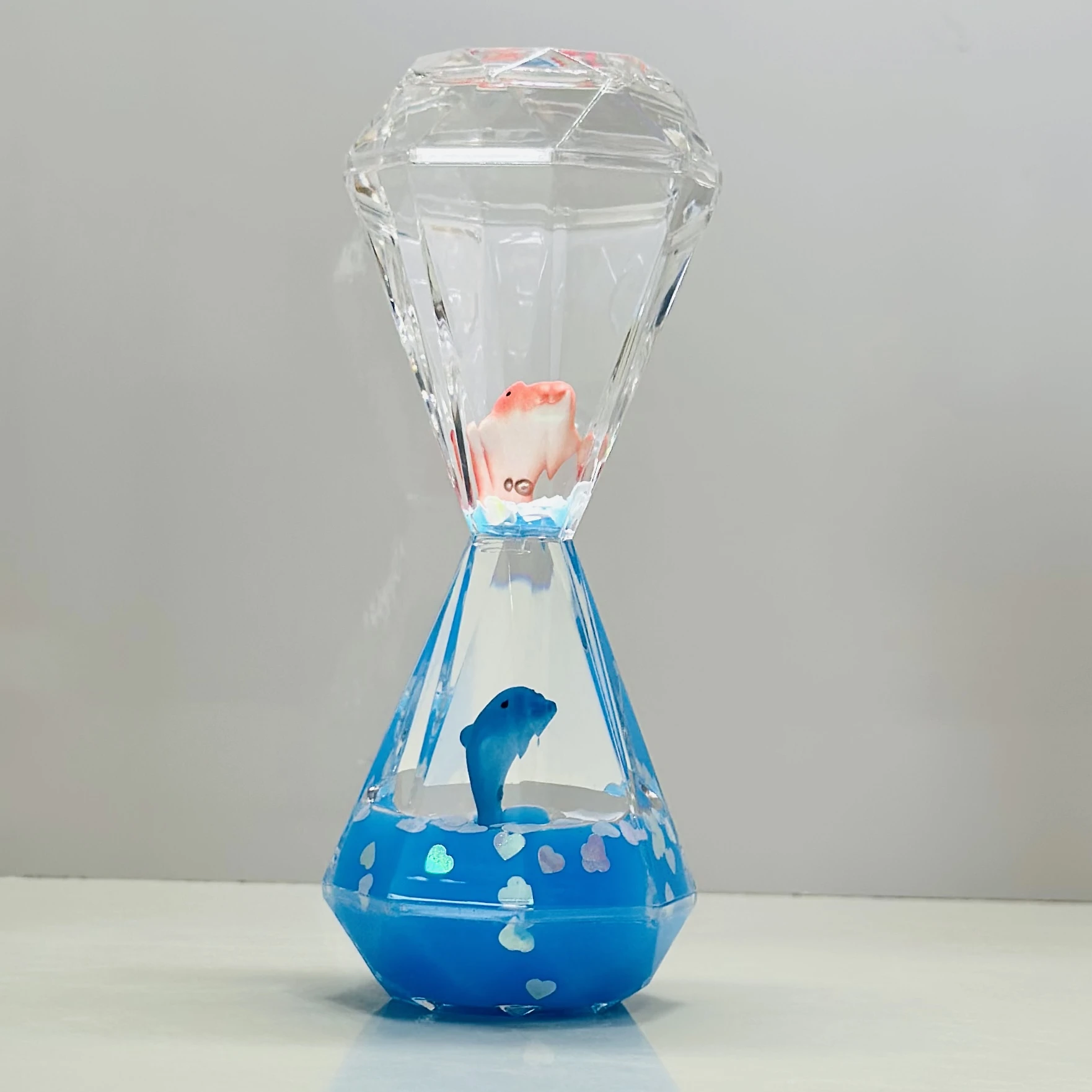 Beautiful Colored Floating Bubble Hourglass(SKU-ZQCQM3)