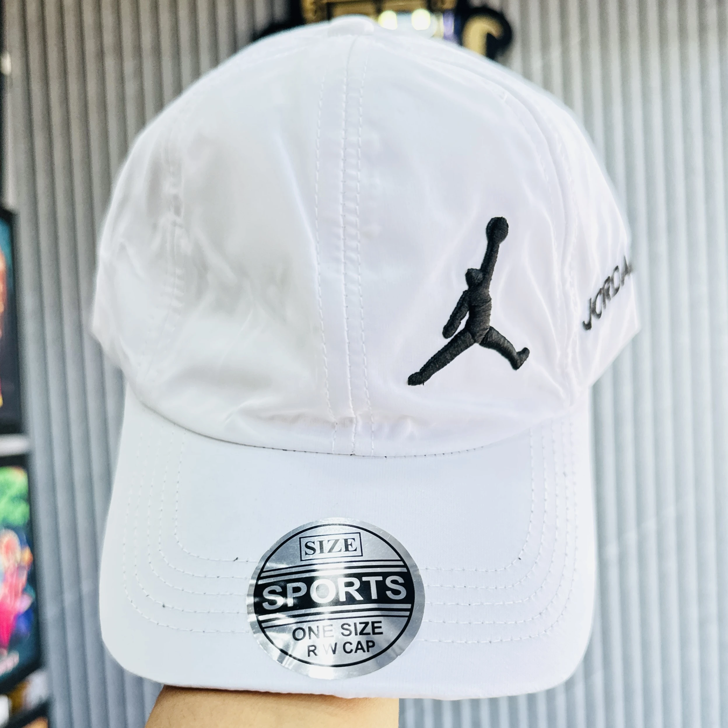 white Nike Unisex Jordan  Baseball Cap,.