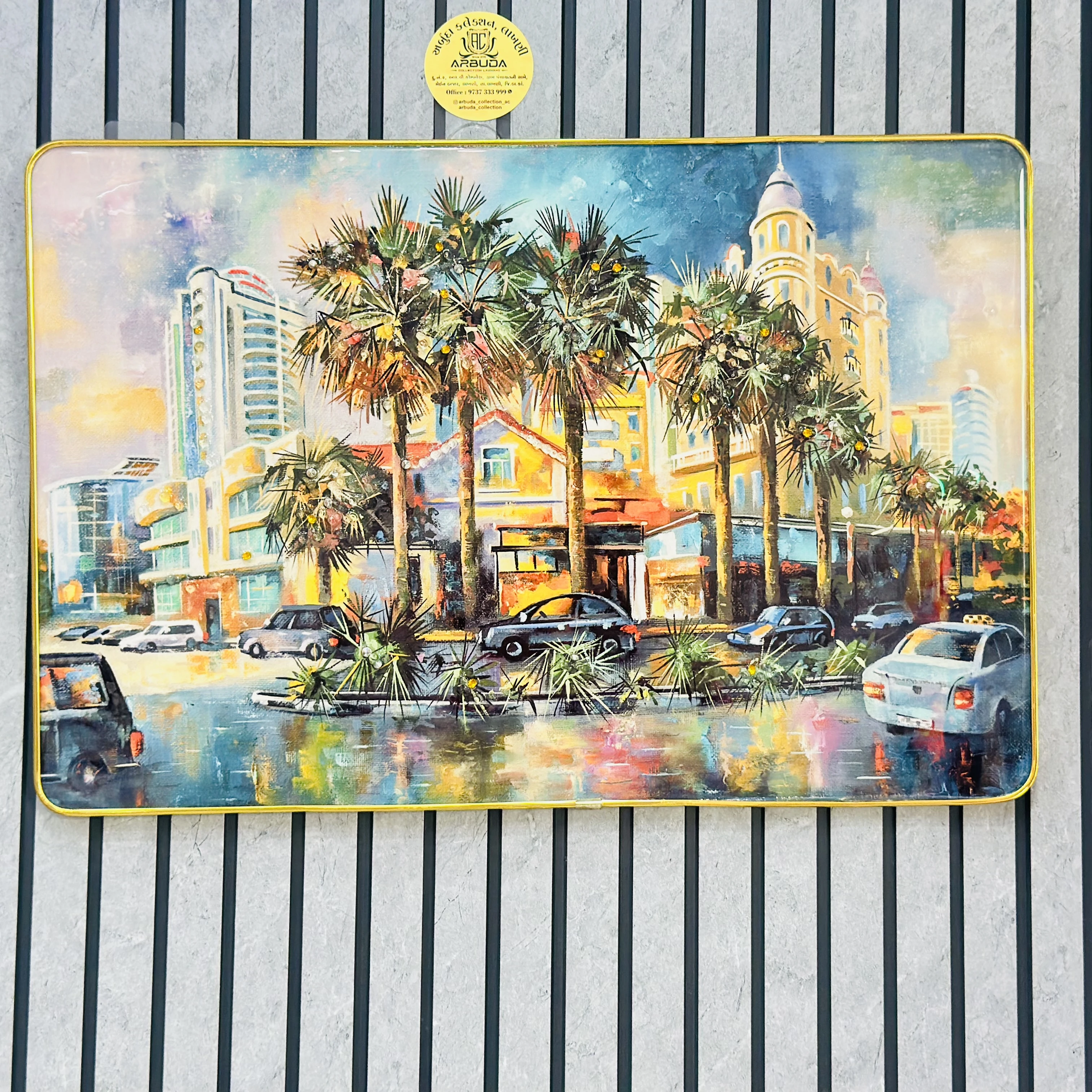 Cityscape canvas wall art(SKU-5I51G1)