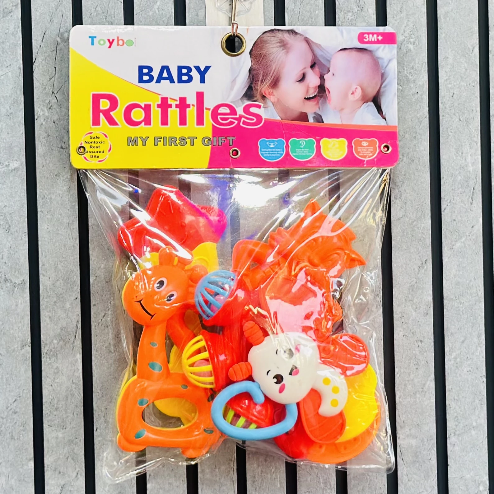 Rattle Toys for Babies - Multicolour Musical Toy for Babies