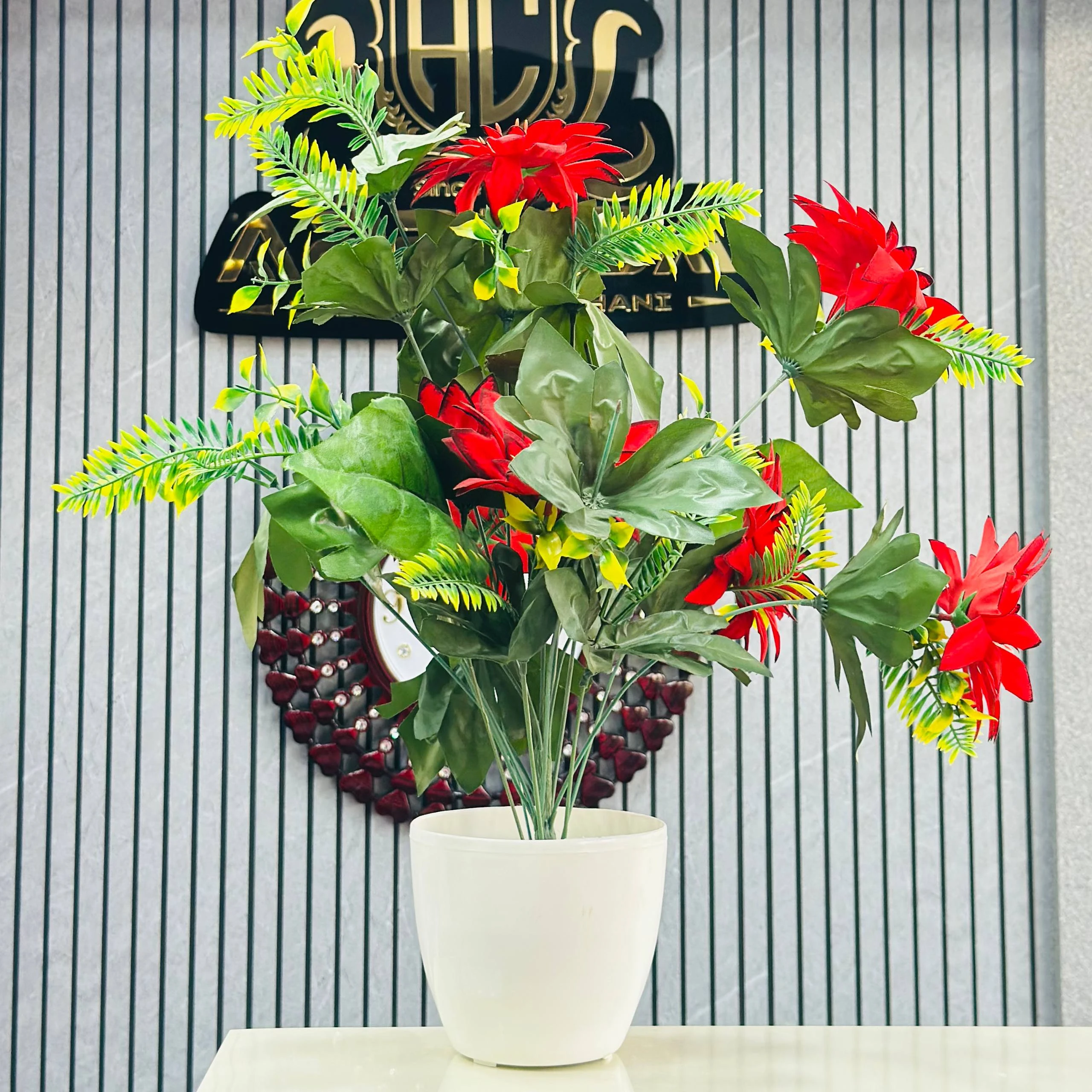 Artificial Flowers in Pot Simulation Flower