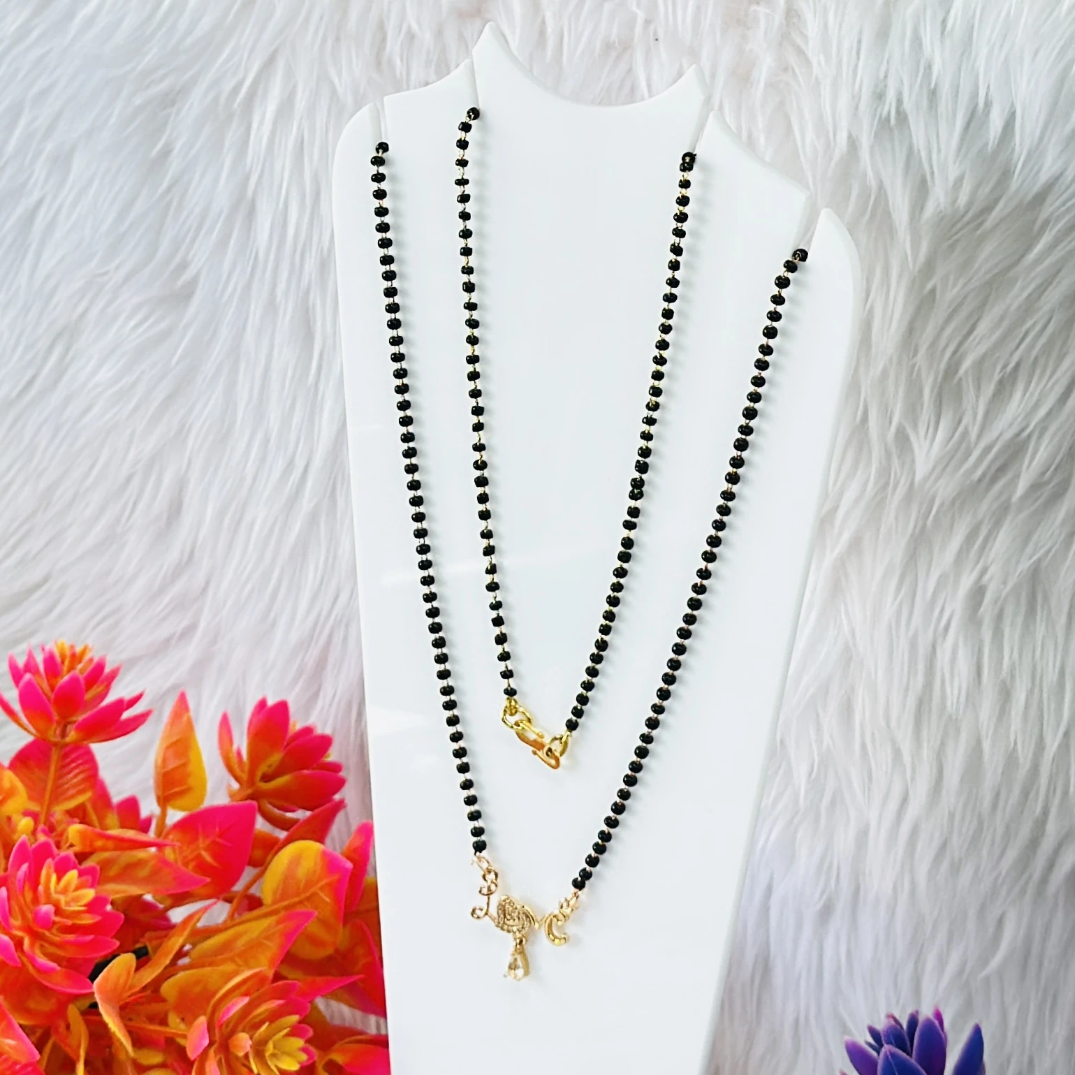 Gold plated mangalsutra