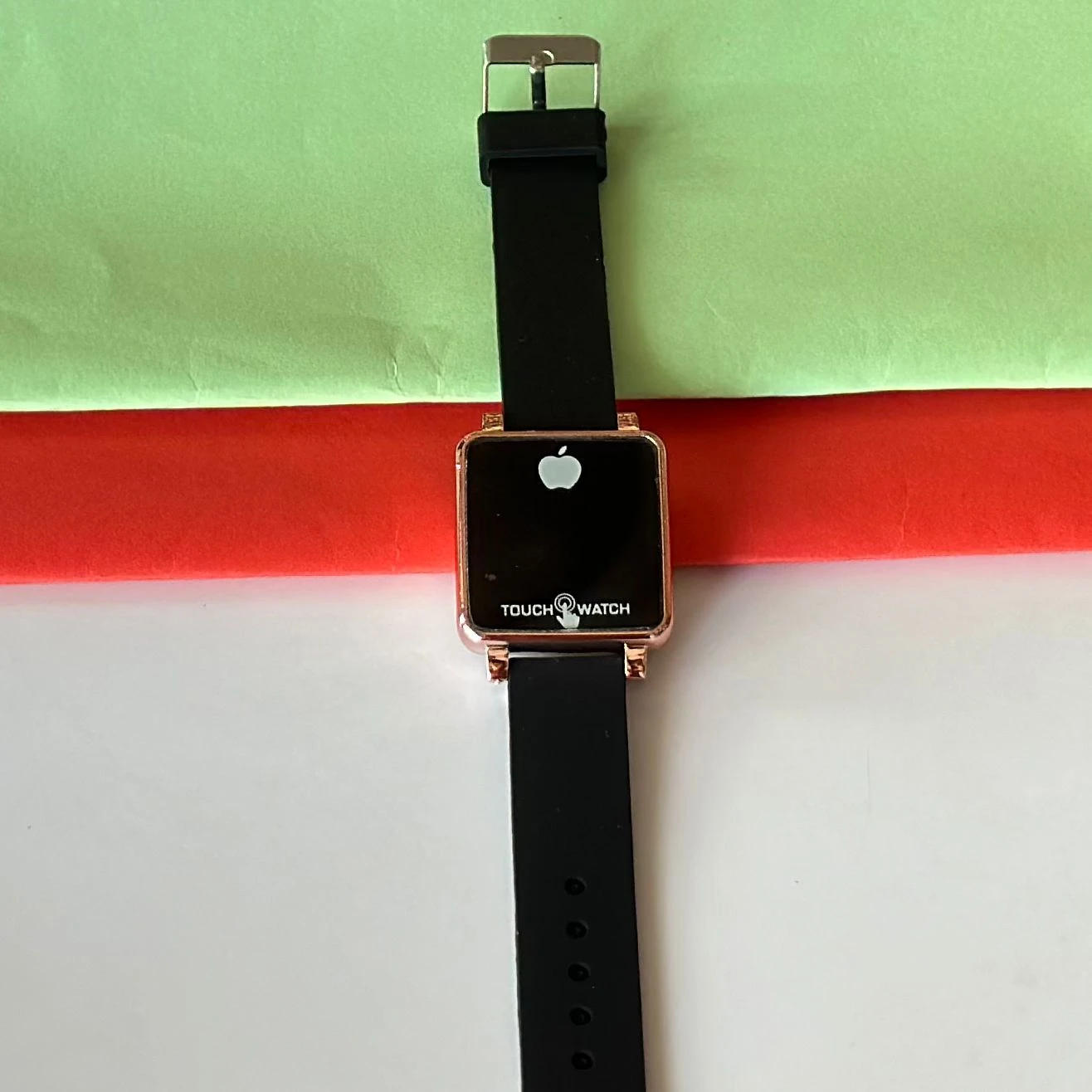 Black digital watch