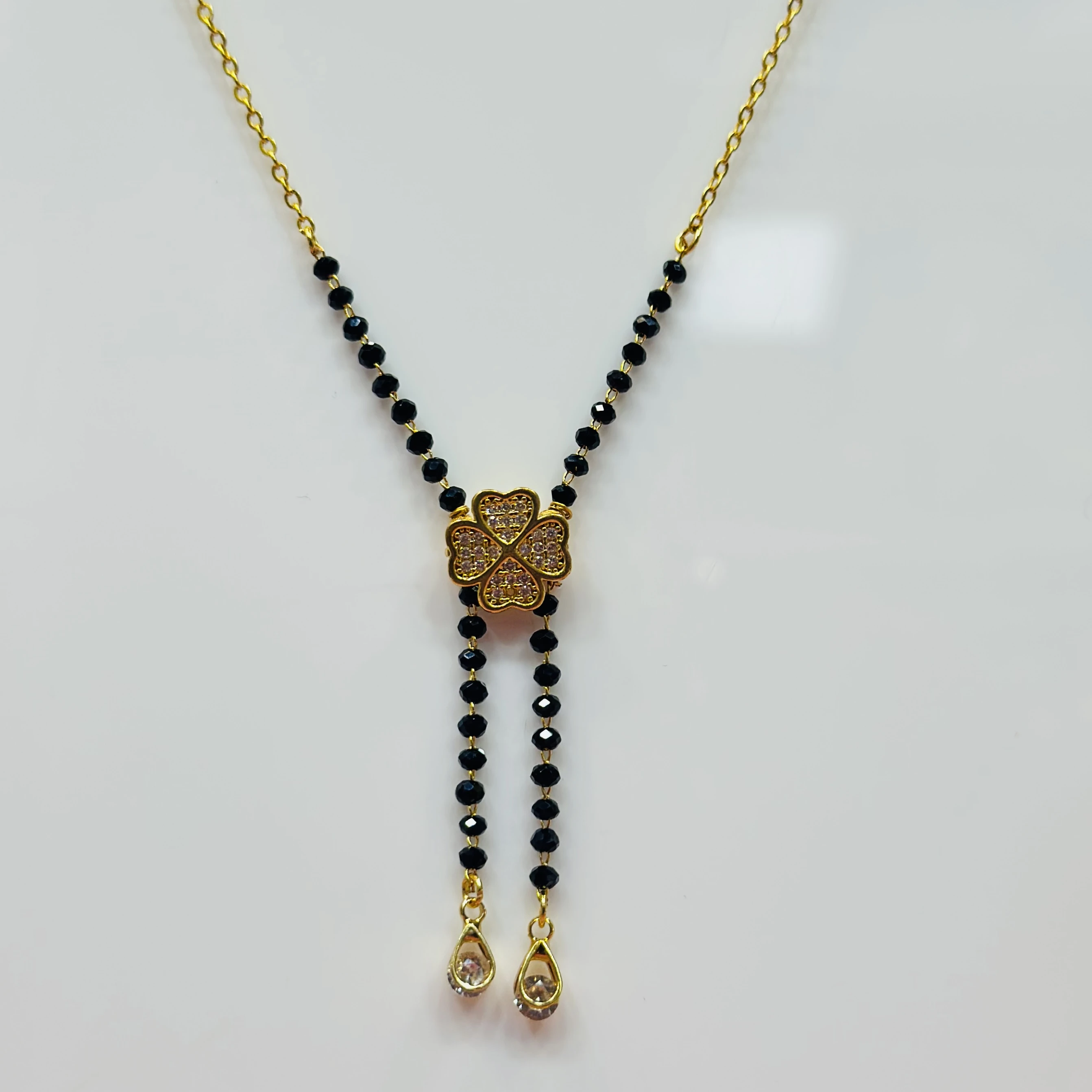 Gold plated mangalsutra