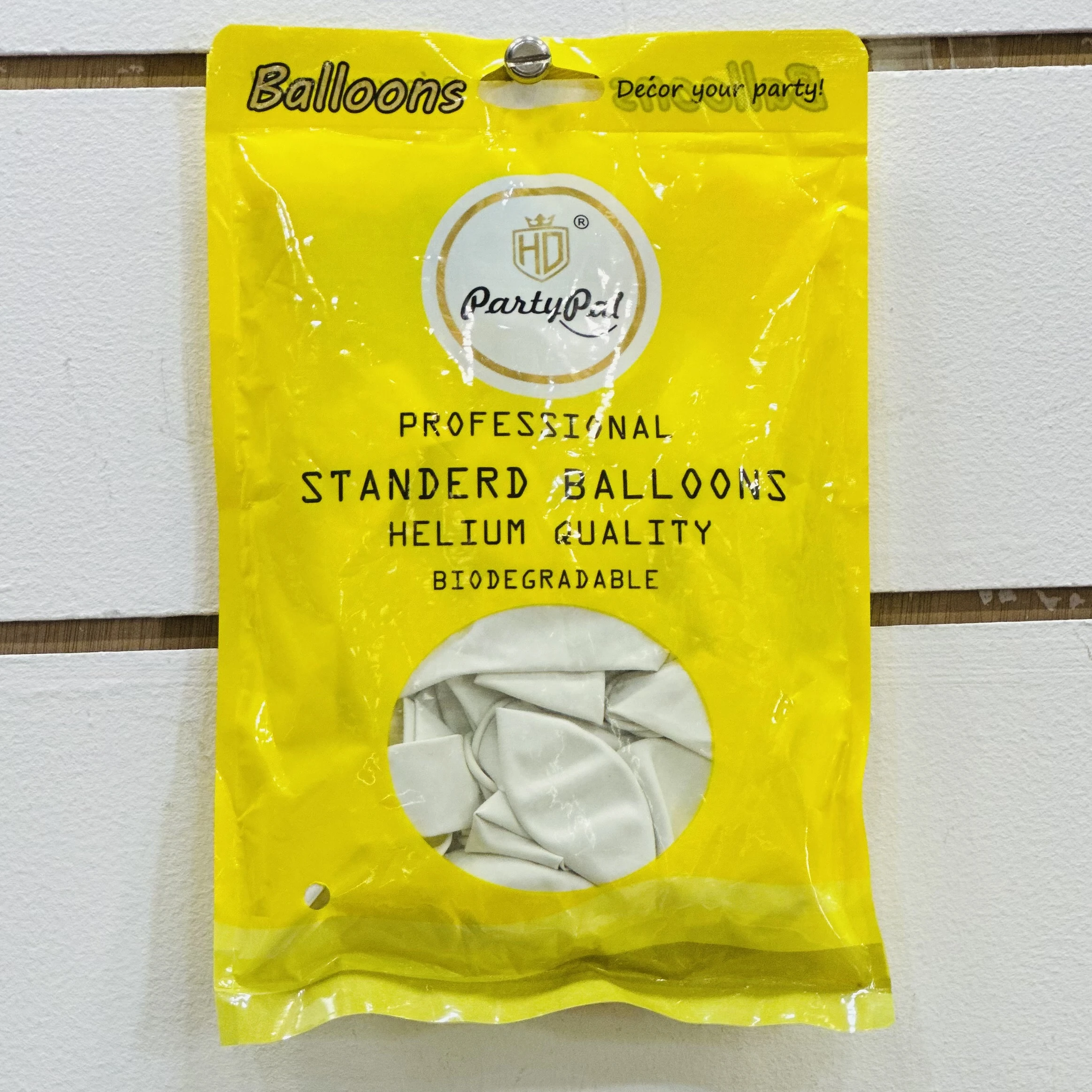 package of "Party Pal" brand balloons
