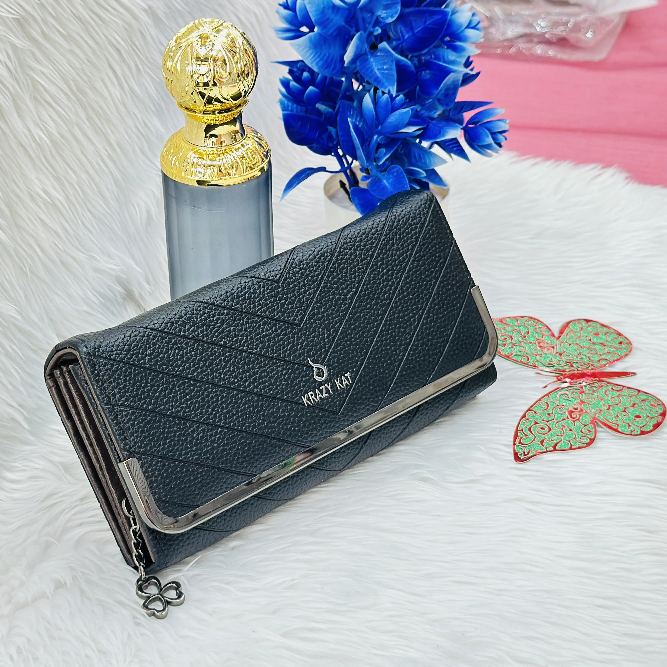 Krazy Kat black wallet
